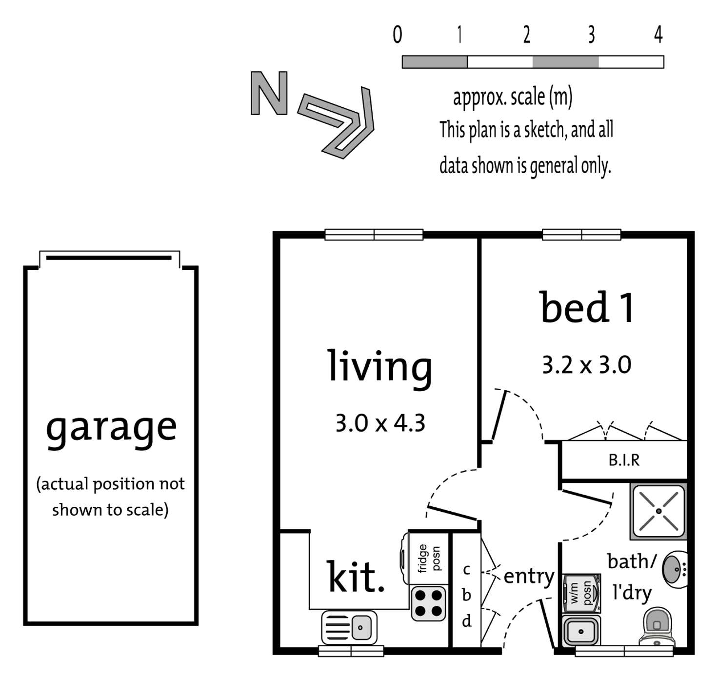 Floorplan of Homely apartment listing, 3/414 Doncaster Road, Doncaster VIC 3108