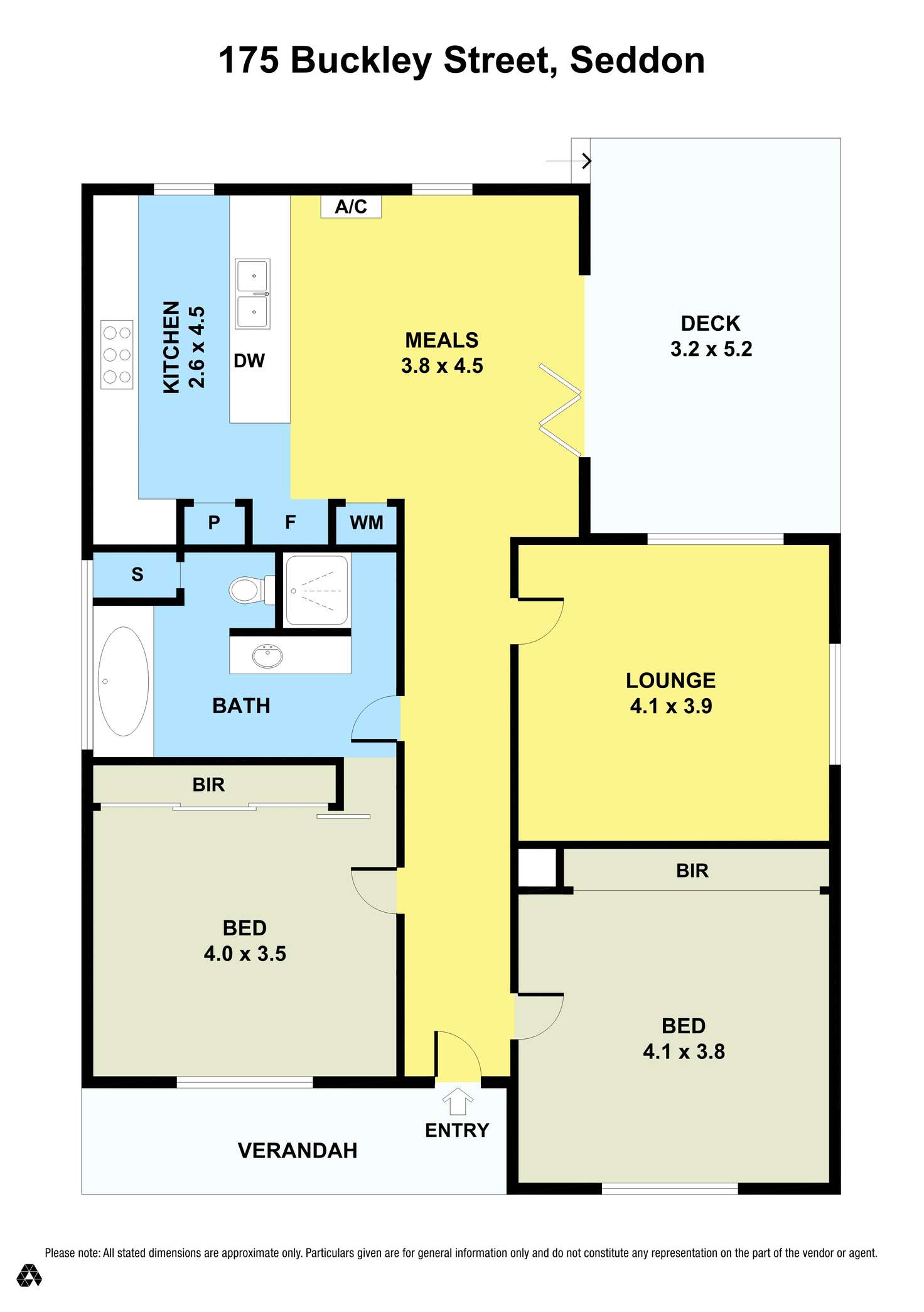 Floorplan of Homely house listing, 175 Buckley Street, Seddon VIC 3011