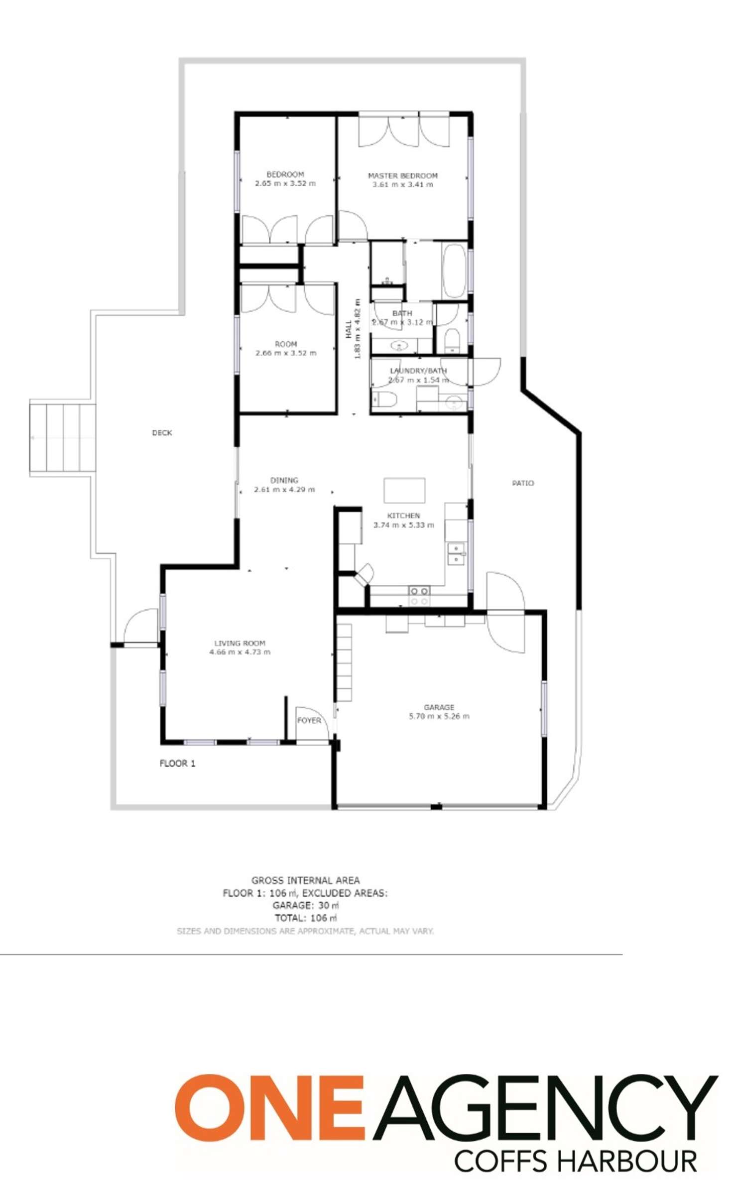 Floorplan of Homely house listing, 2 Cordwell Grove, Boambee East NSW 2452