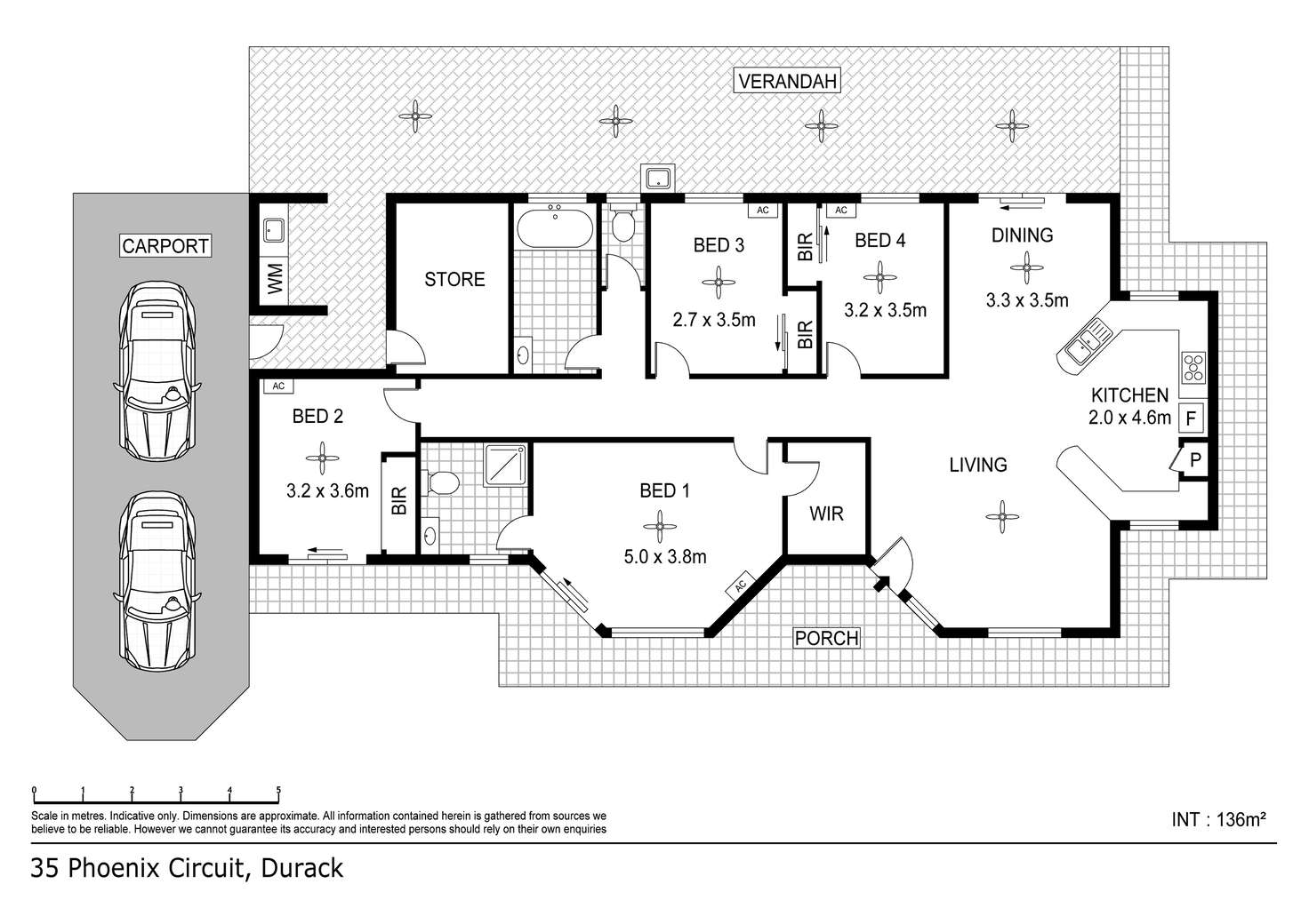 Floorplan of Homely house listing, 35 Phoenix Circuit, Durack NT 830
