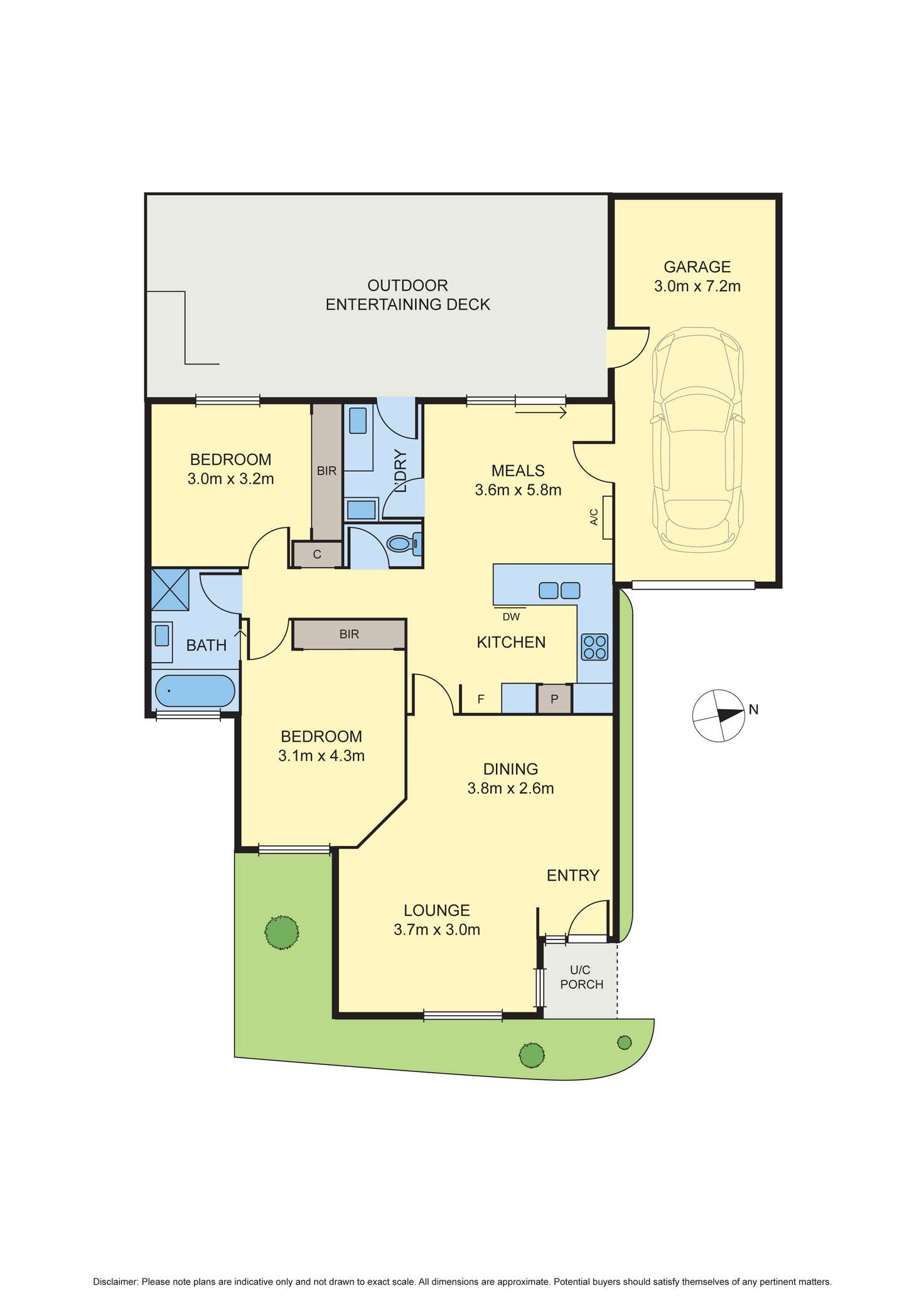 Floorplan of Homely unit listing, 3/374 Belmore Road, Mont Albert North VIC 3129