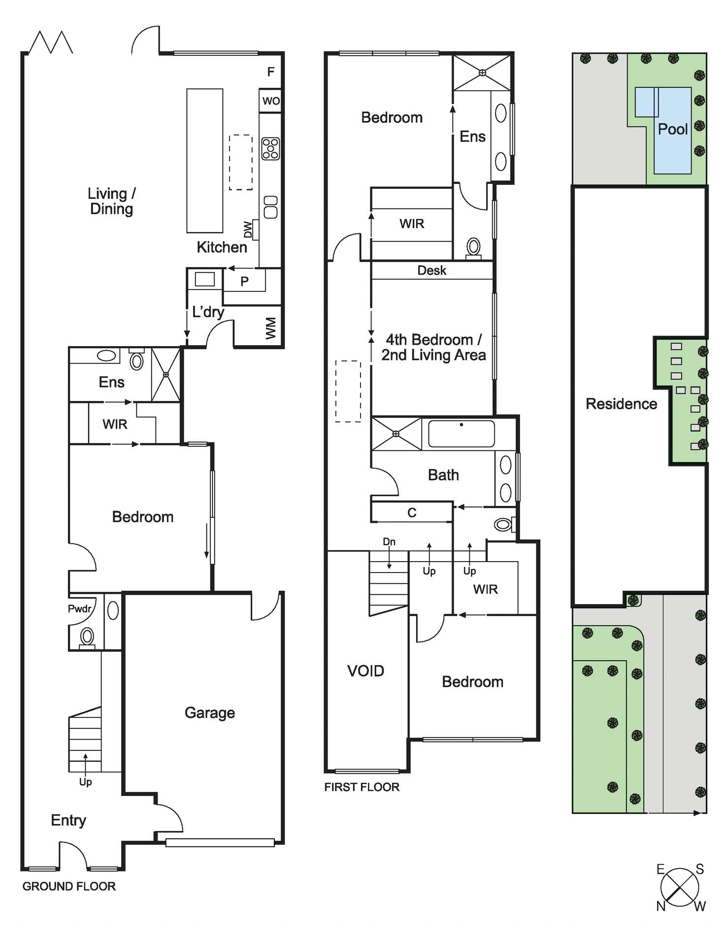 Floorplan of Homely townhouse listing, 18a Thomas Street, Brighton East VIC 3187