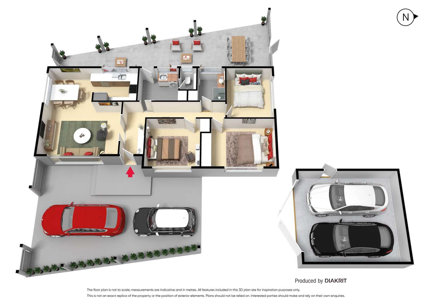 Floorplan of Homely house listing, 10 Leggatt Street, Melton South VIC 3338