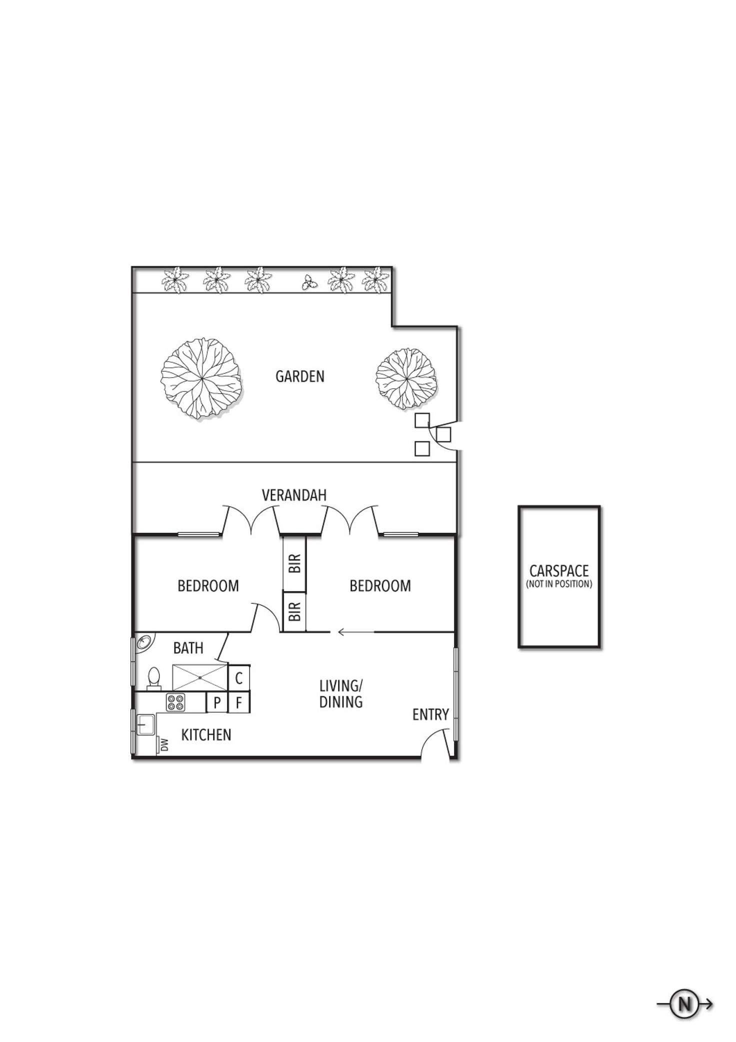Floorplan of Homely apartment listing, 1/21 Thanet Street, Malvern VIC 3144