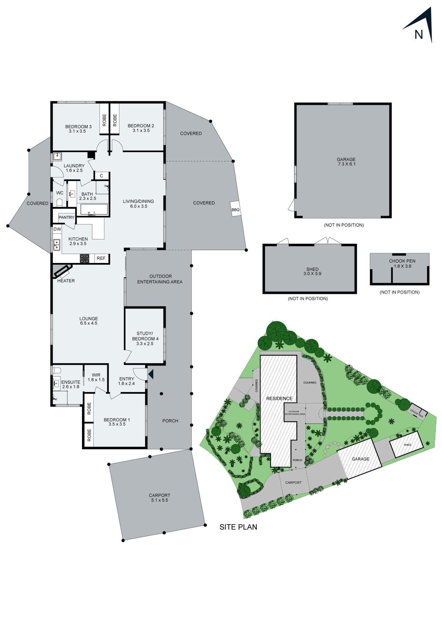 Floorplan of Homely house listing, 4 Shearer Court, Mornington VIC 3931