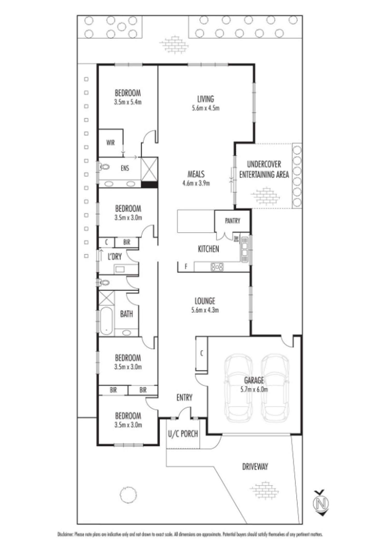 Floorplan of Homely house listing, 3 Lotus Place, Brookfield VIC 3338