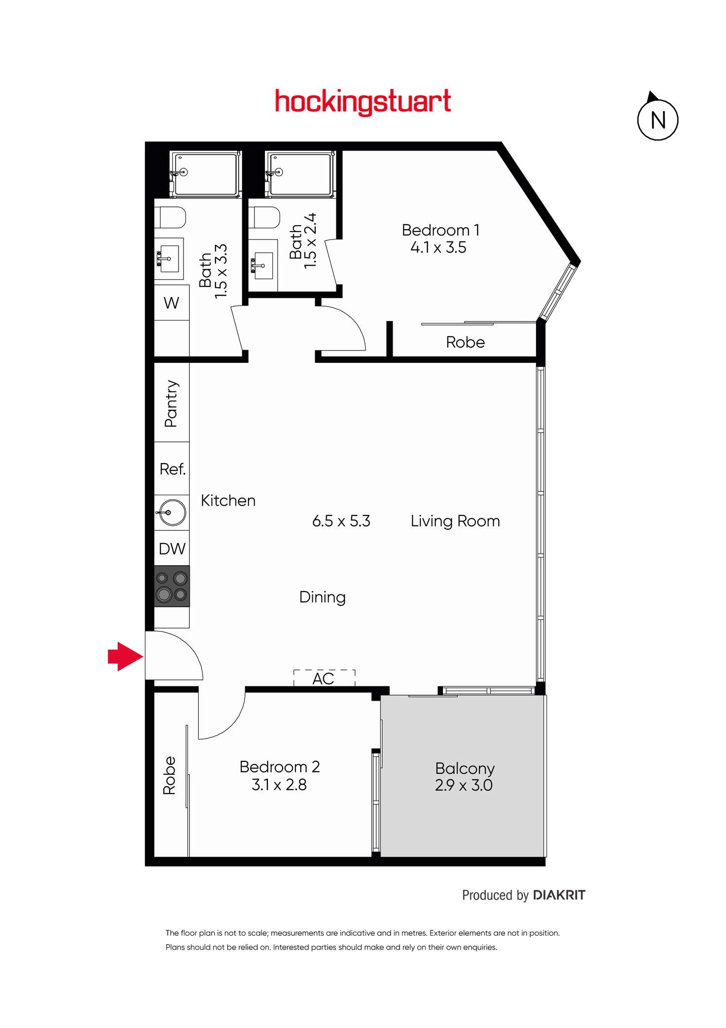 Floorplan of Homely apartment listing, 514/6 Station Street, Moorabbin VIC 3189