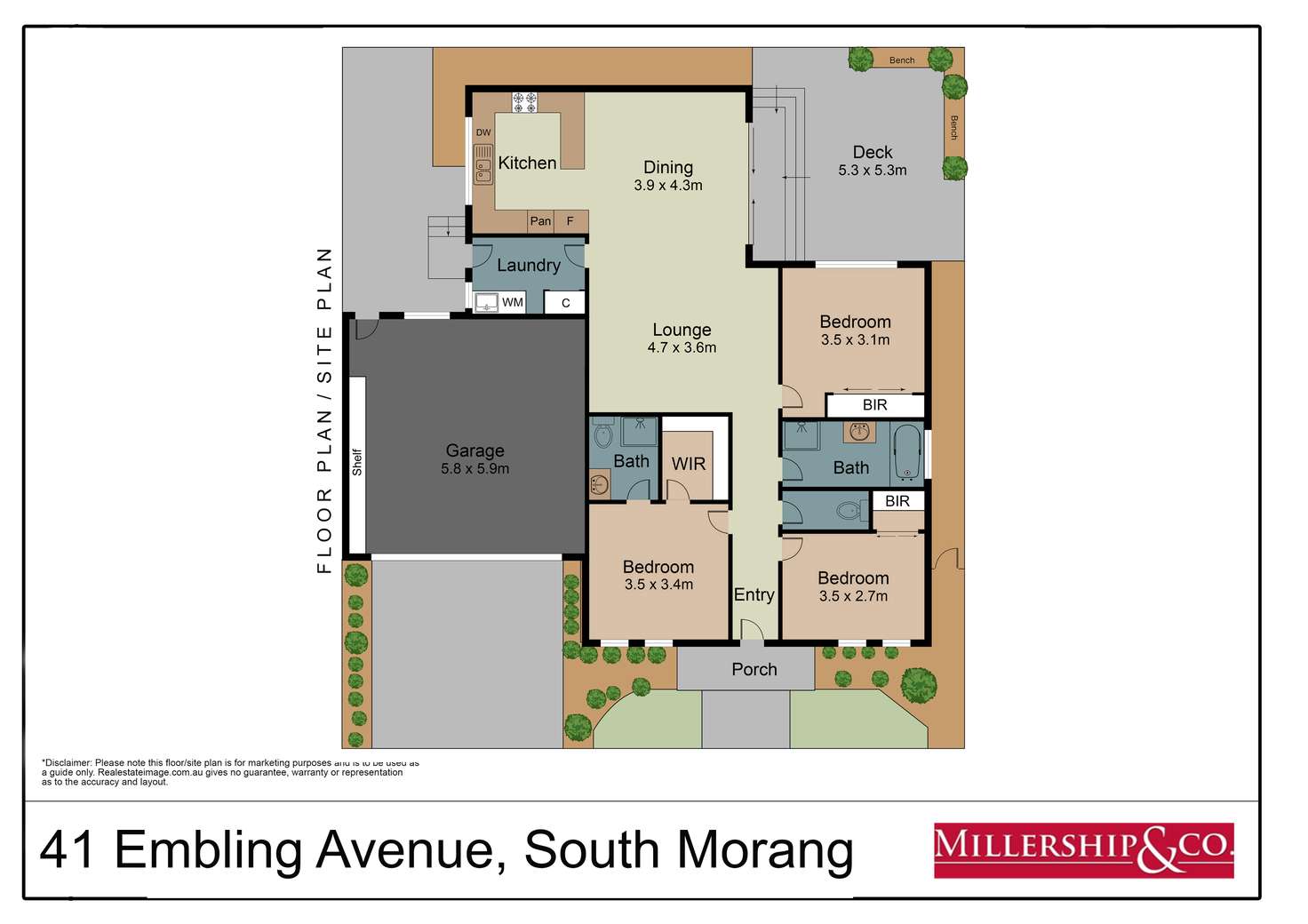Floorplan of Homely house listing, 41 Embling Avenue, South Morang VIC 3752