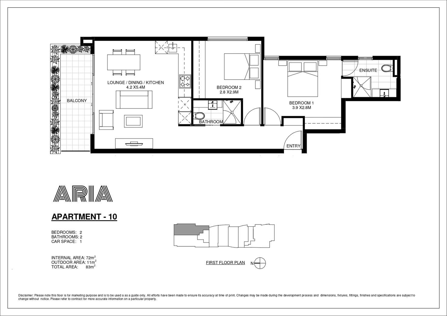 Floorplan of Homely apartment listing, 107/77 Riversdale Road, Hawthorn VIC 3122