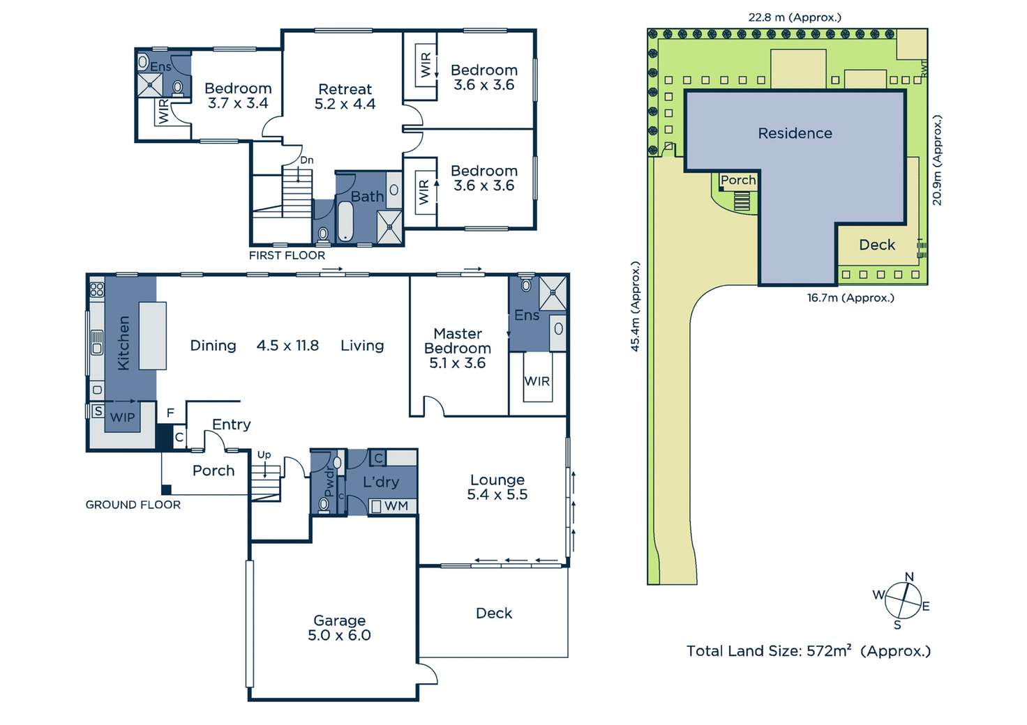 Floorplan of Homely townhouse listing, 19A Premier Avenue, Mitcham VIC 3132