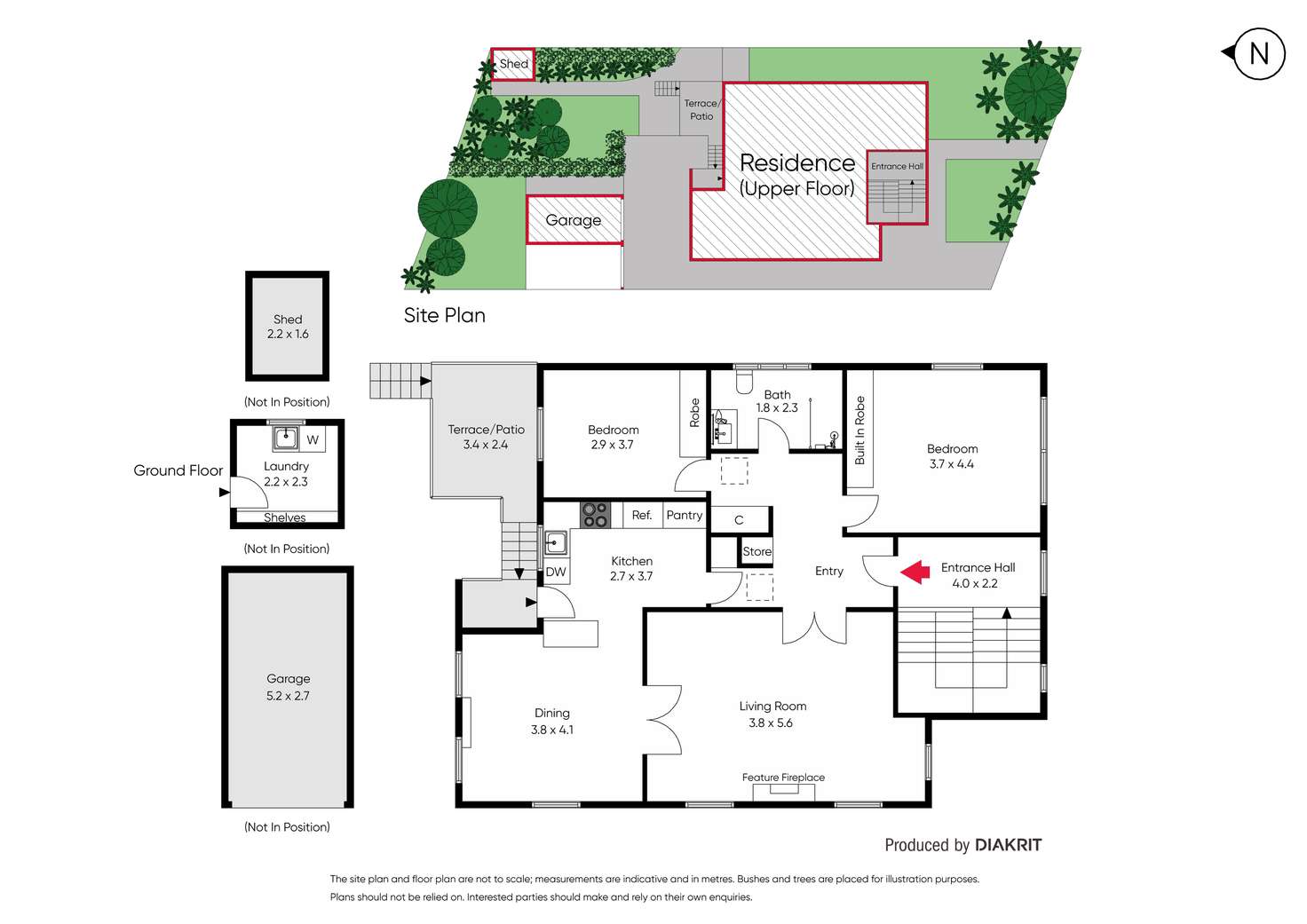 Floorplan of Homely semiDetached listing, 2/83 Carroll Crescent, Glen Iris VIC 3146