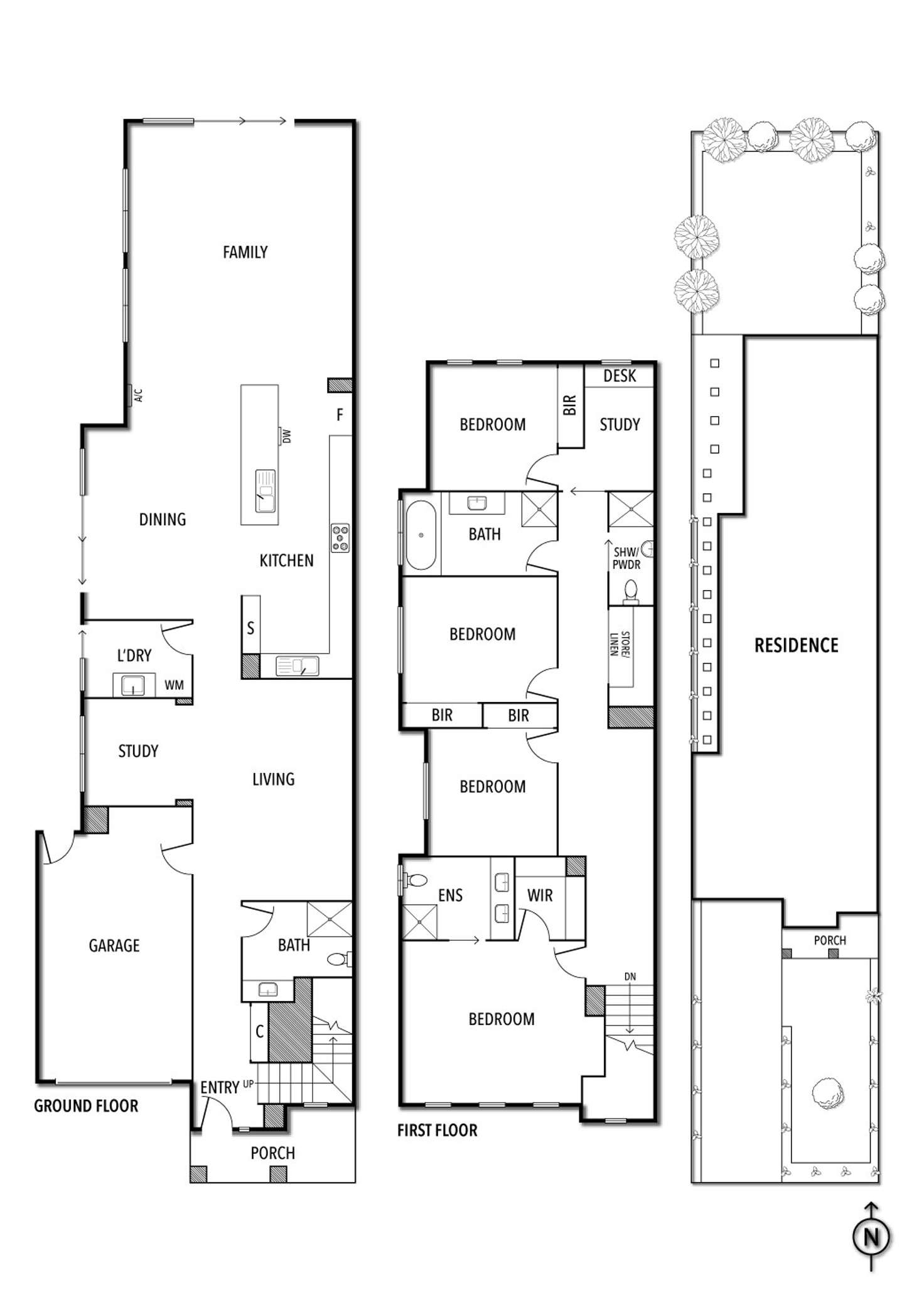Floorplan of Homely townhouse listing, 38b Loch Avenue, St Kilda East VIC 3183