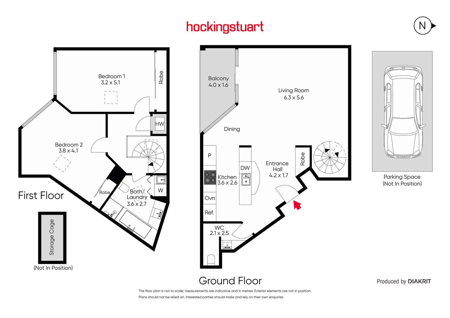 Floorplan of Homely apartment listing, 42/398 La Trobe Street, Melbourne VIC 3000