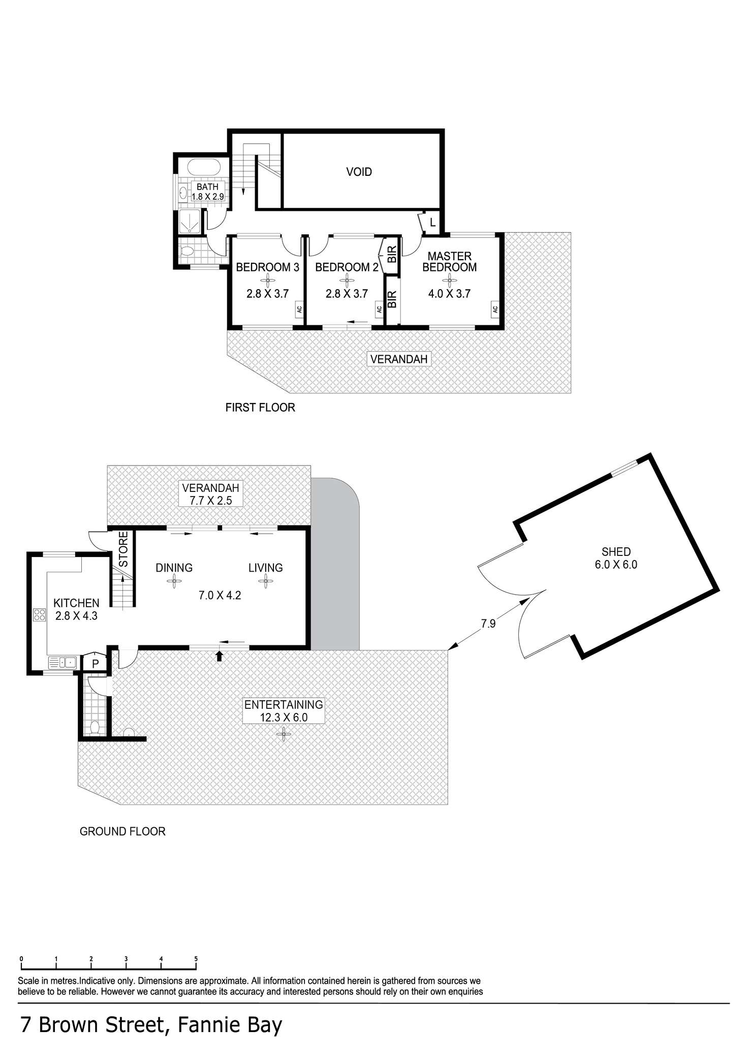 Floorplan of Homely house listing, 7 Brown Street, Fannie Bay NT 820