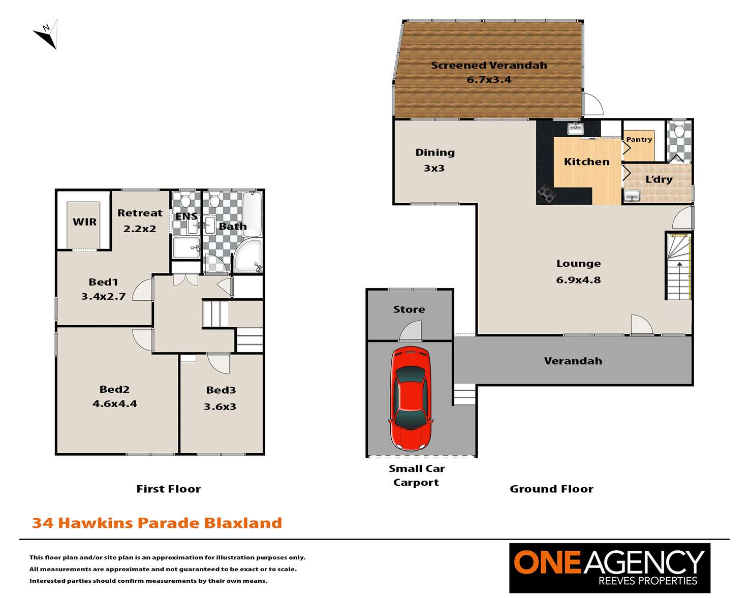 Floorplan of Homely house listing, 34 Hawkins Parade, Blaxland NSW 2774