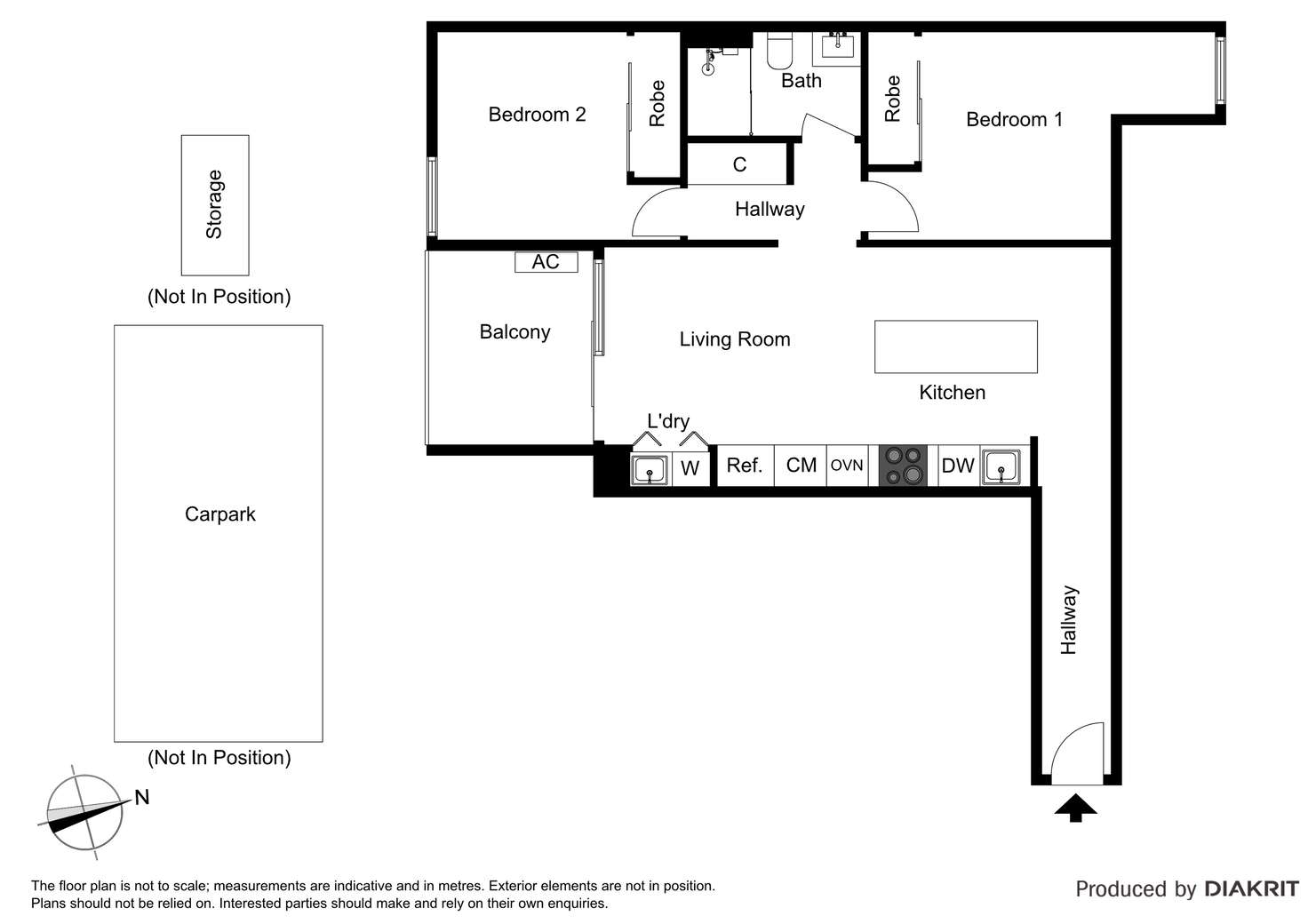 Floorplan of Homely apartment listing, 107/9 Darling Street, South Yarra VIC 3141