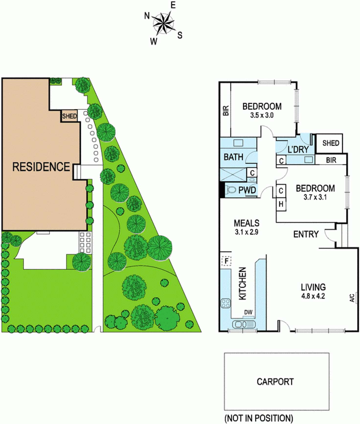 Floorplan of Homely villa listing, 3/45 Canterbury Road, Canterbury VIC 3126