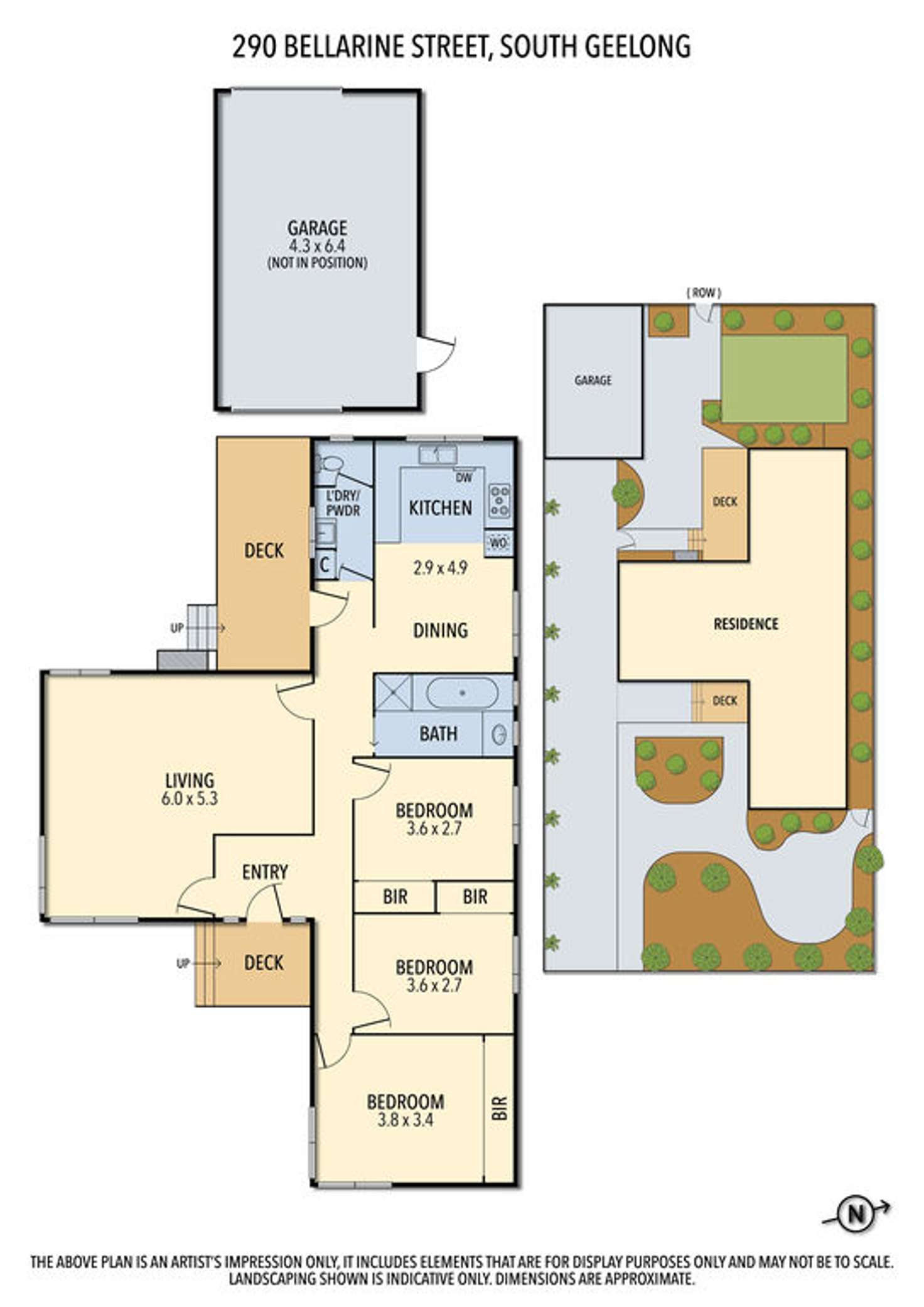 Floorplan of Homely house listing, 290 Bellerine Street, South Geelong VIC 3220