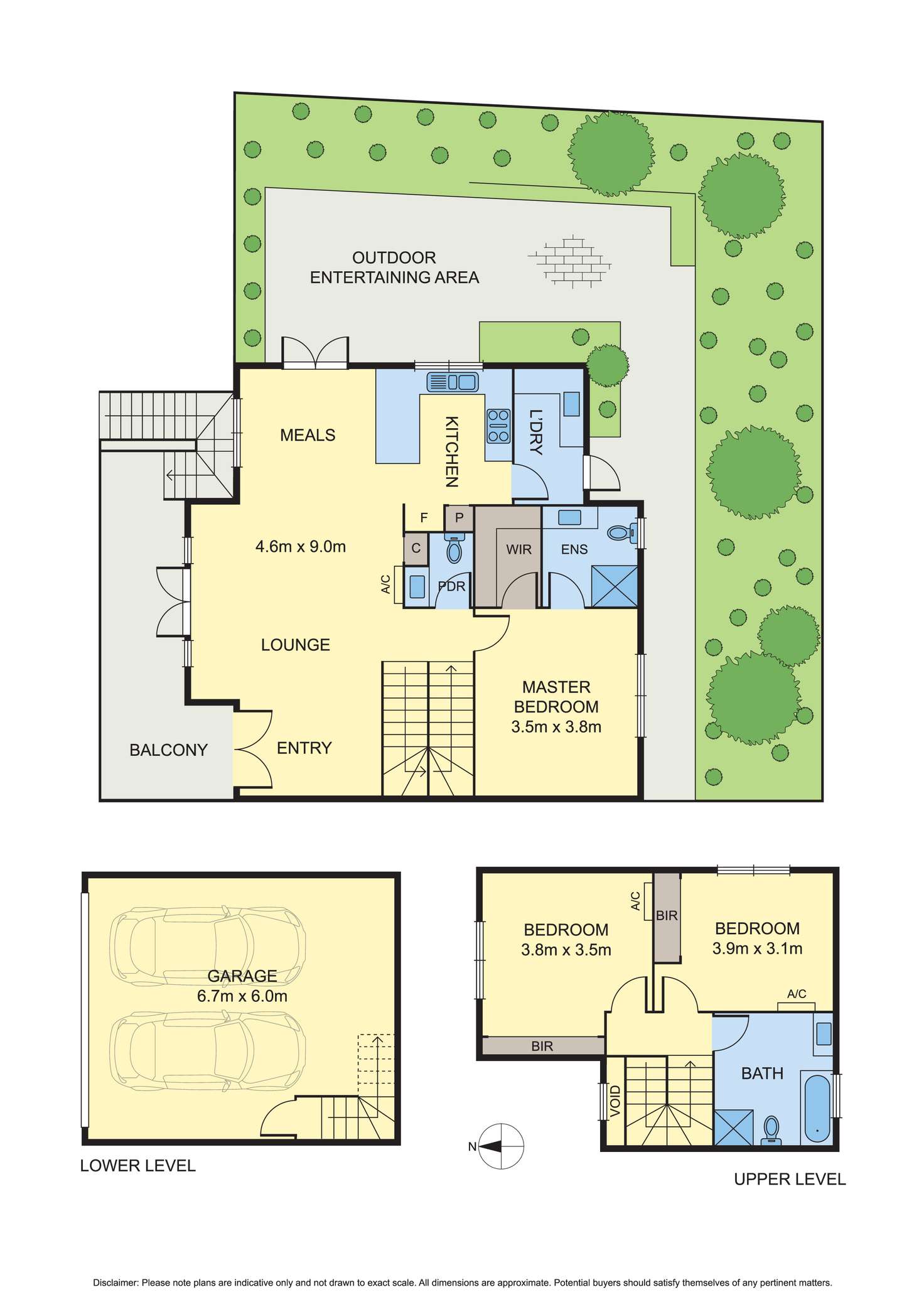 Floorplan of Homely townhouse listing, 5/1232 Main Road, Eltham VIC 3095