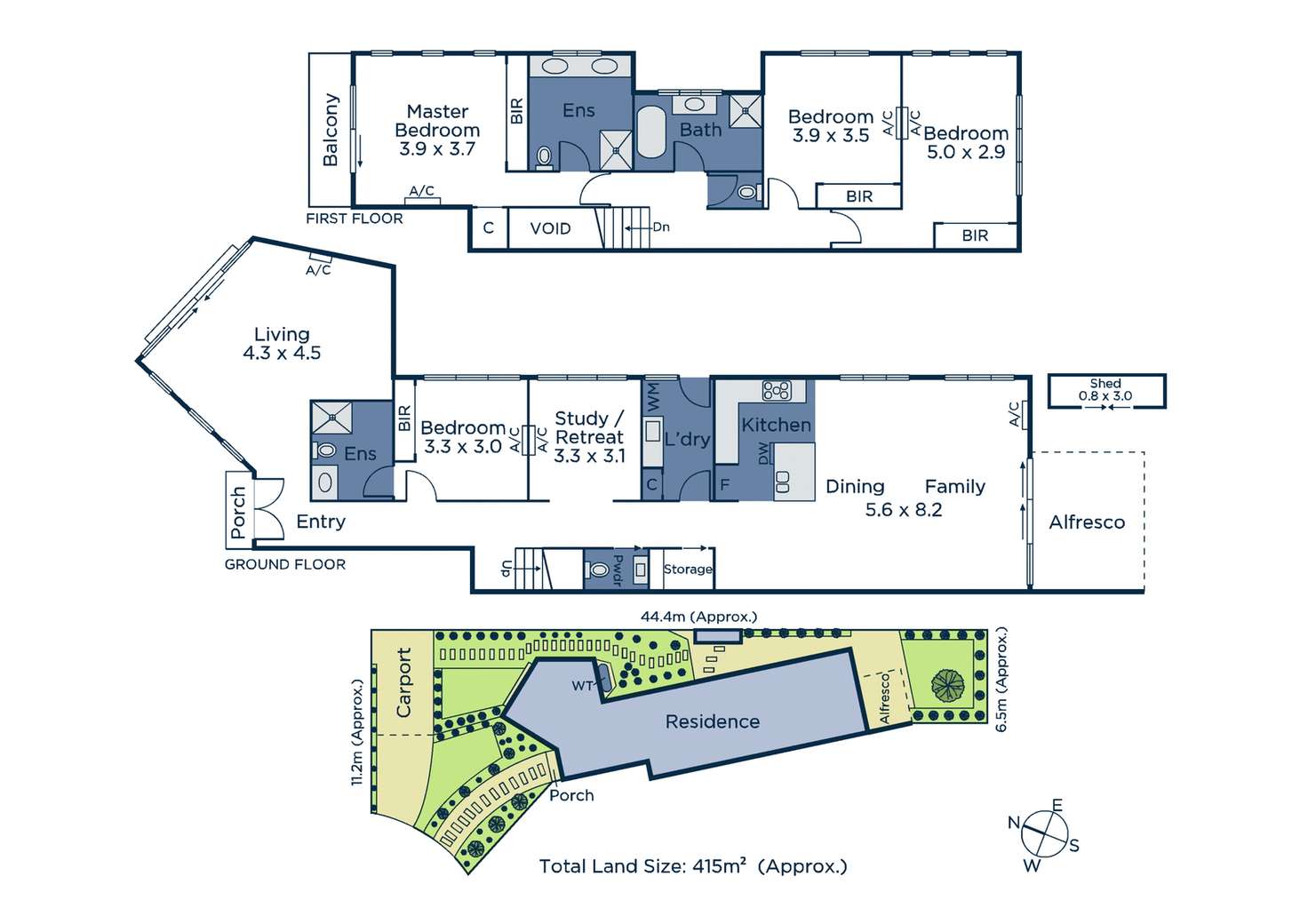 Floorplan of Homely townhouse listing, 13 Plymouth Court, Nunawading VIC 3131