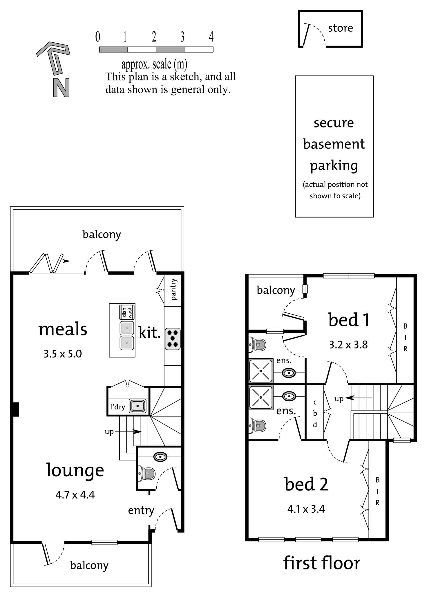 Floorplan of Homely apartment listing, 4/215 High Street, Templestowe Lower VIC 3107