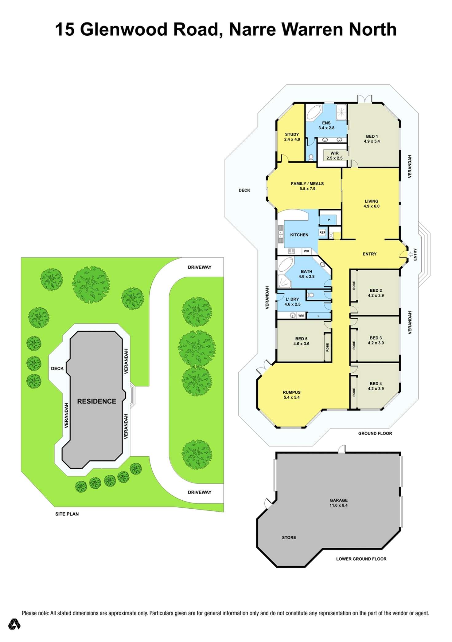 Floorplan of Homely house listing, 15 Glenwood Road, Narre Warren North VIC 3804