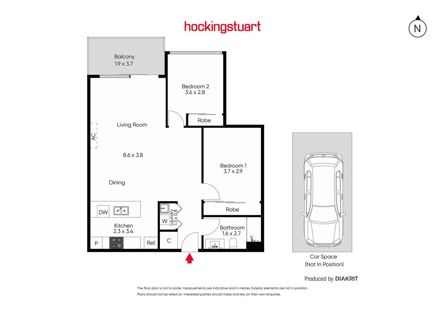 Floorplan of Homely apartment listing, B04/47 Mullenger Road, Braybrook VIC 3019