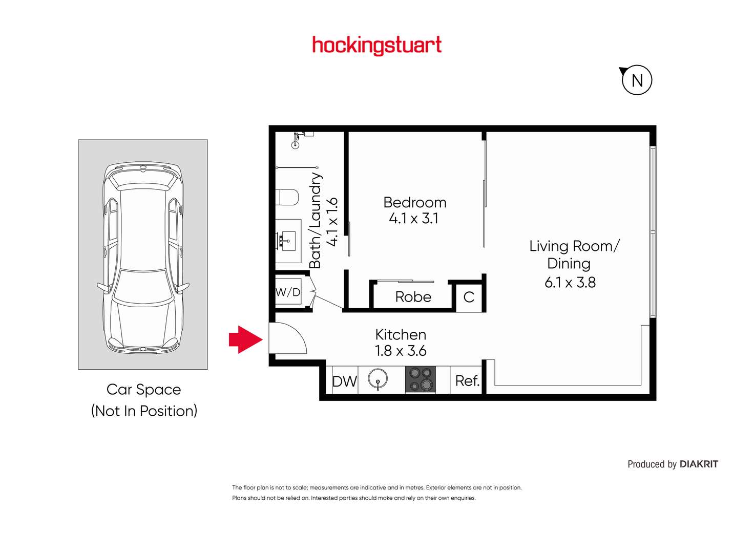 Floorplan of Homely apartment listing, 4112/22-24 Jane Bell Lane, Melbourne VIC 3000