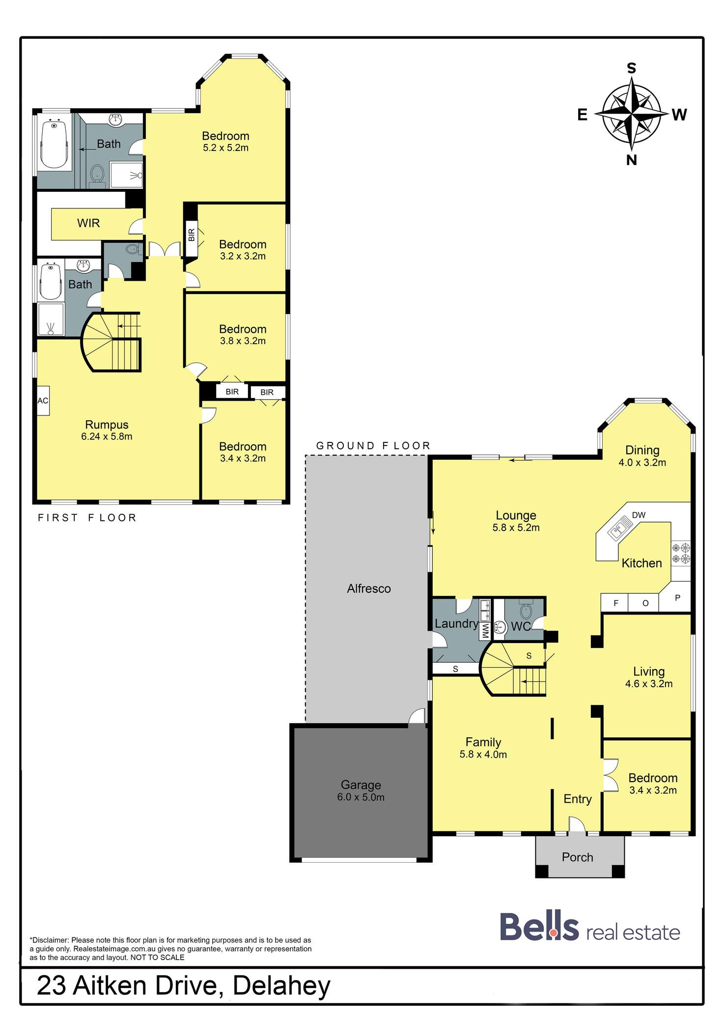 Floorplan of Homely house listing, 23 Aitken Drive, Delahey VIC 3037