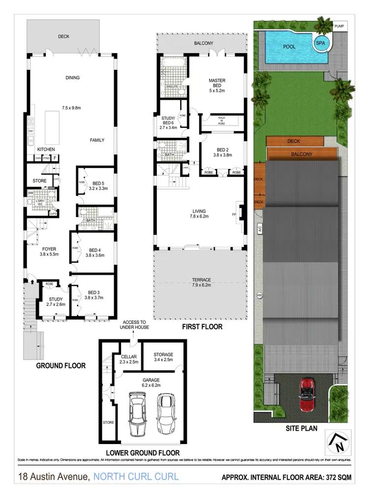 Floorplan of Homely house listing, 18 Austin Avenue, North Curl Curl NSW 2099