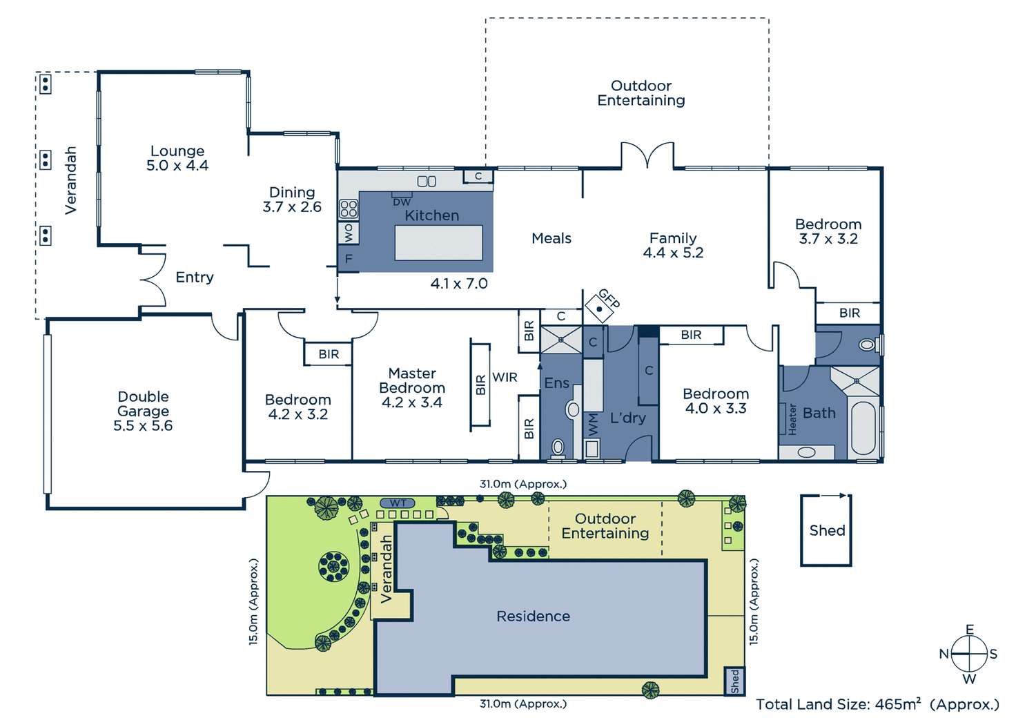 Floorplan of Homely house listing, 16 Patrick Court, Mitcham VIC 3132