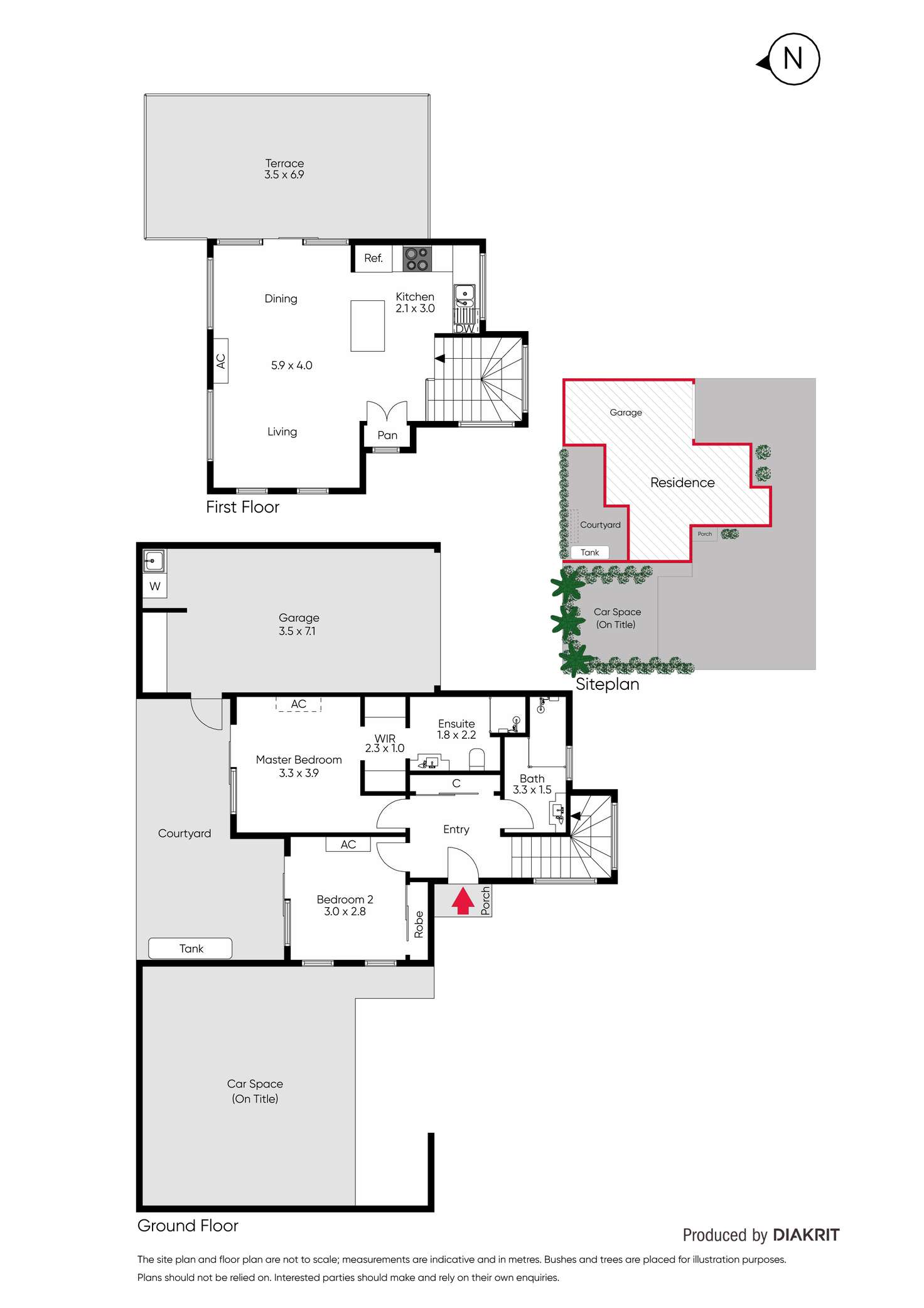 Floorplan of Homely house listing, 1/11 Churchill Avenue, Maidstone VIC 3012