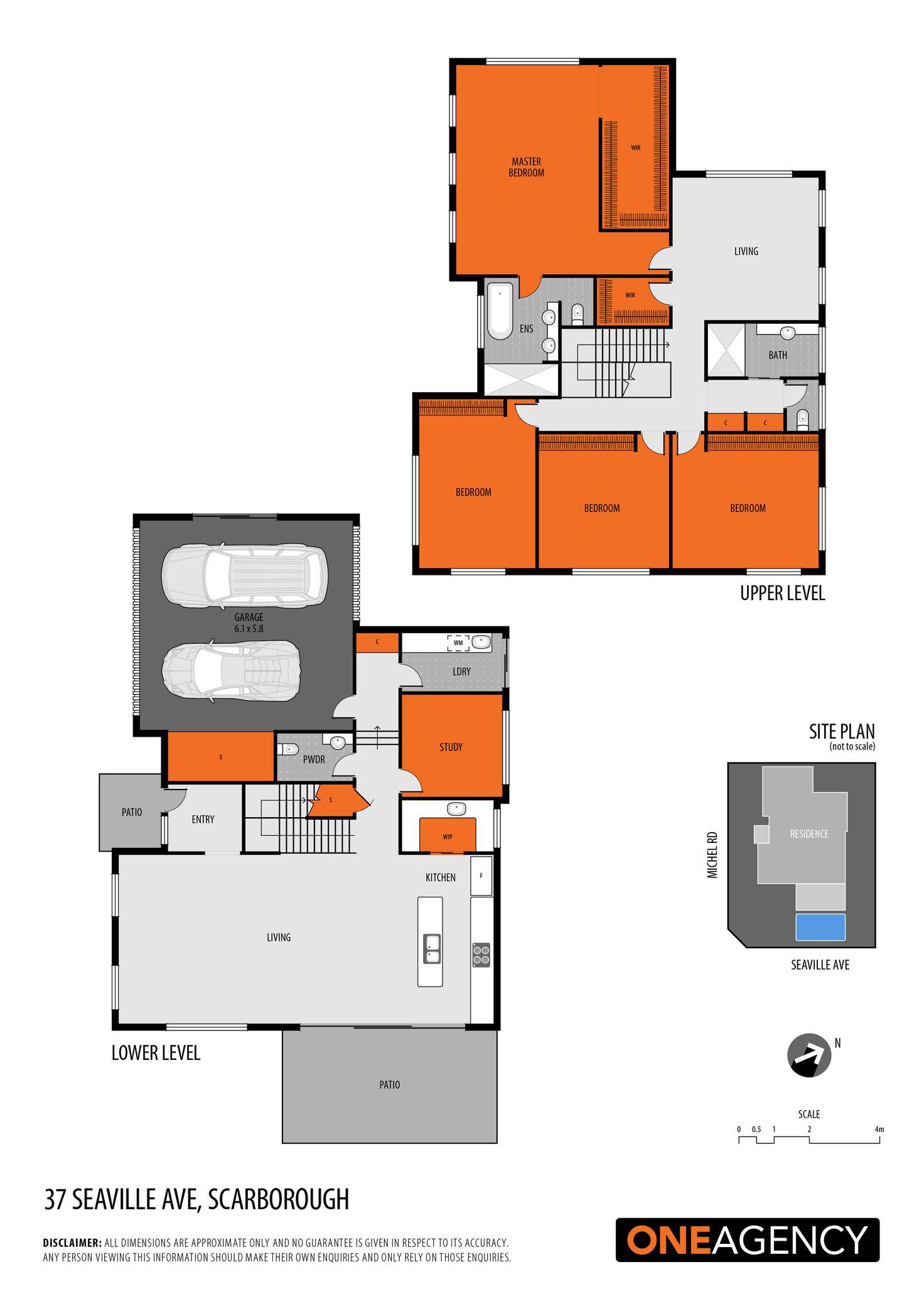 Floorplan of Homely house listing, 37 Seaville Avenue, Scarborough QLD 4020