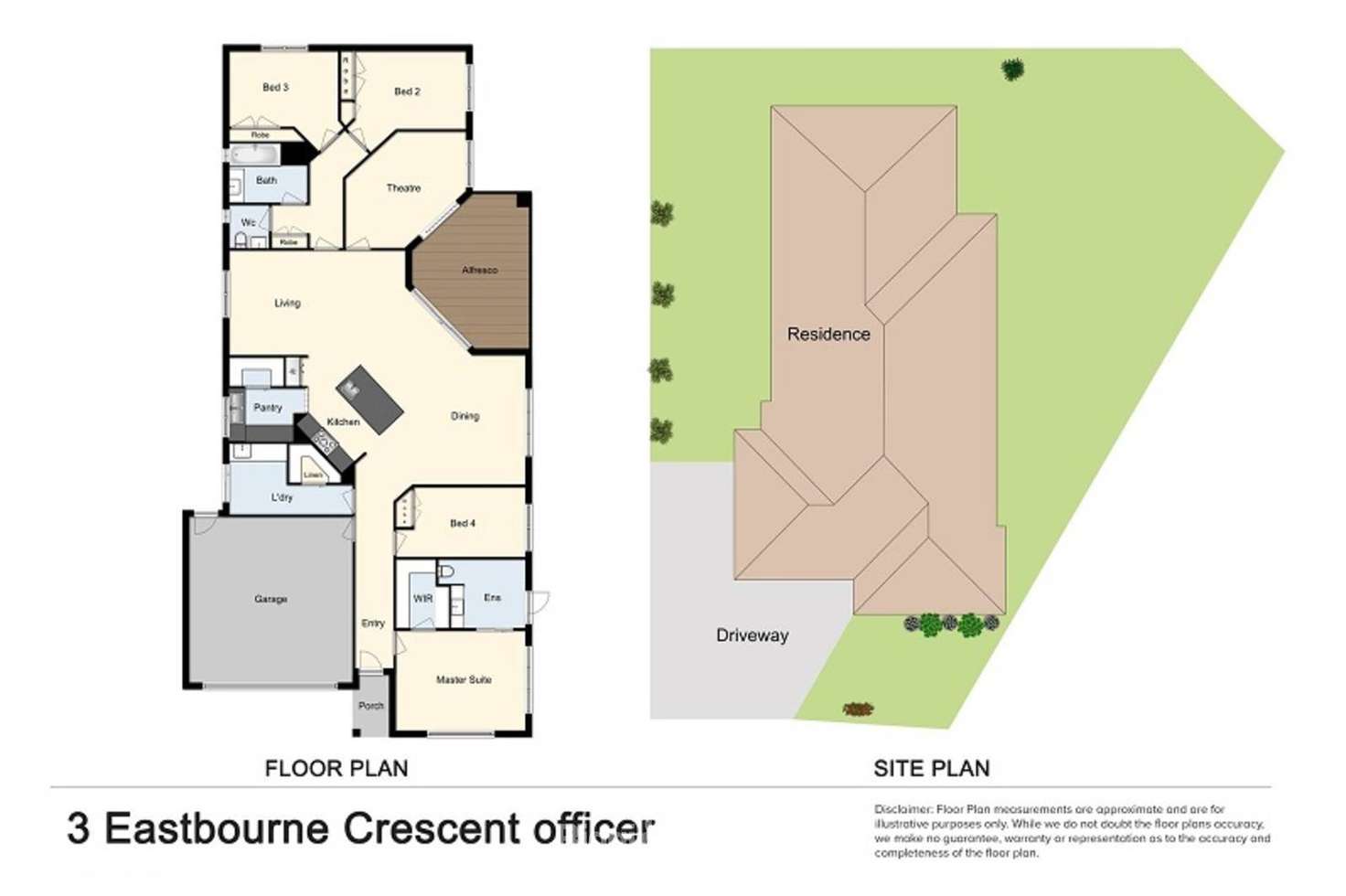 Floorplan of Homely house listing, 3 Eastbourne Crescent, Officer VIC 3809