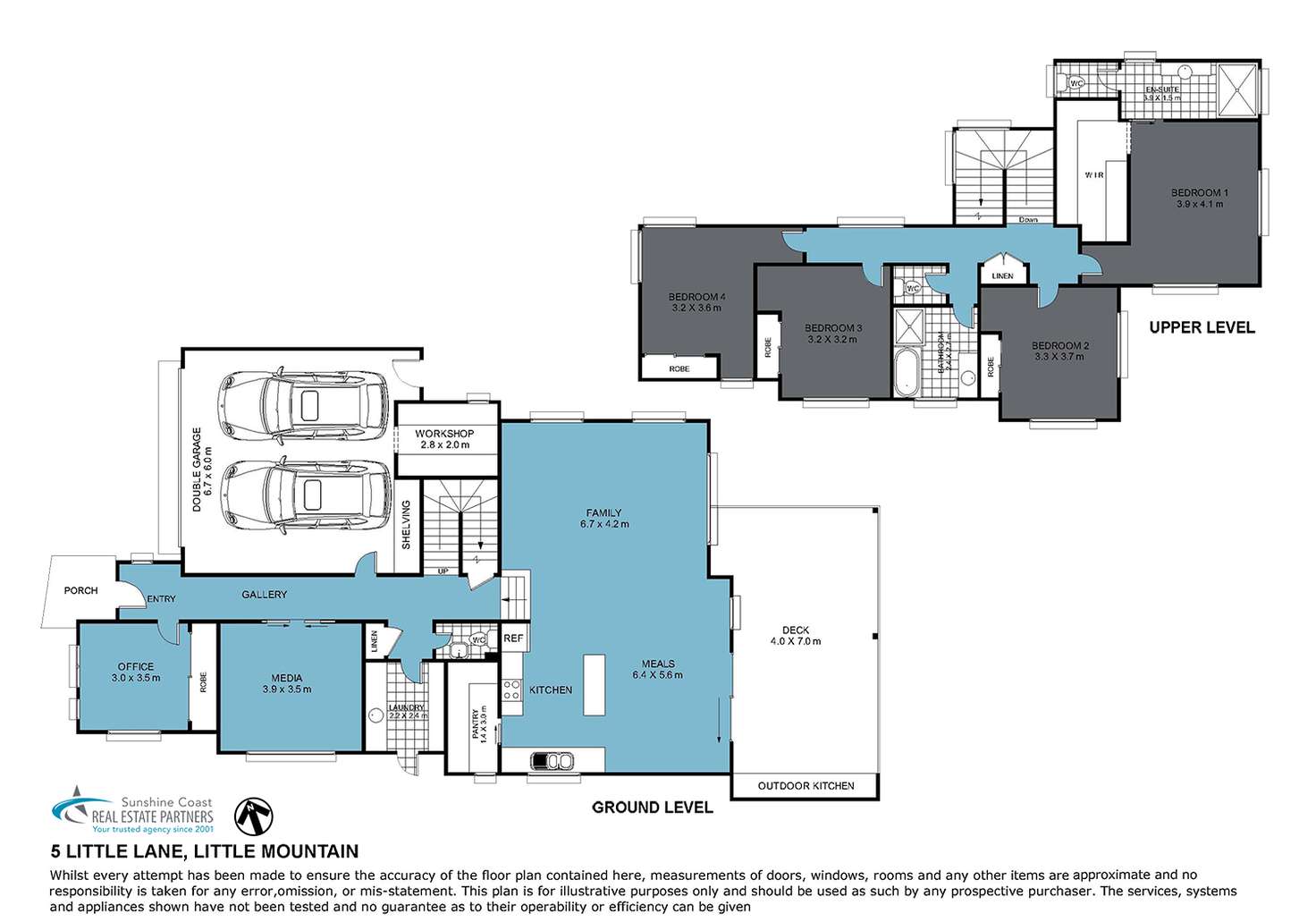 Floorplan of Homely house listing, 5 Little Lane, Little Mountain QLD 4551
