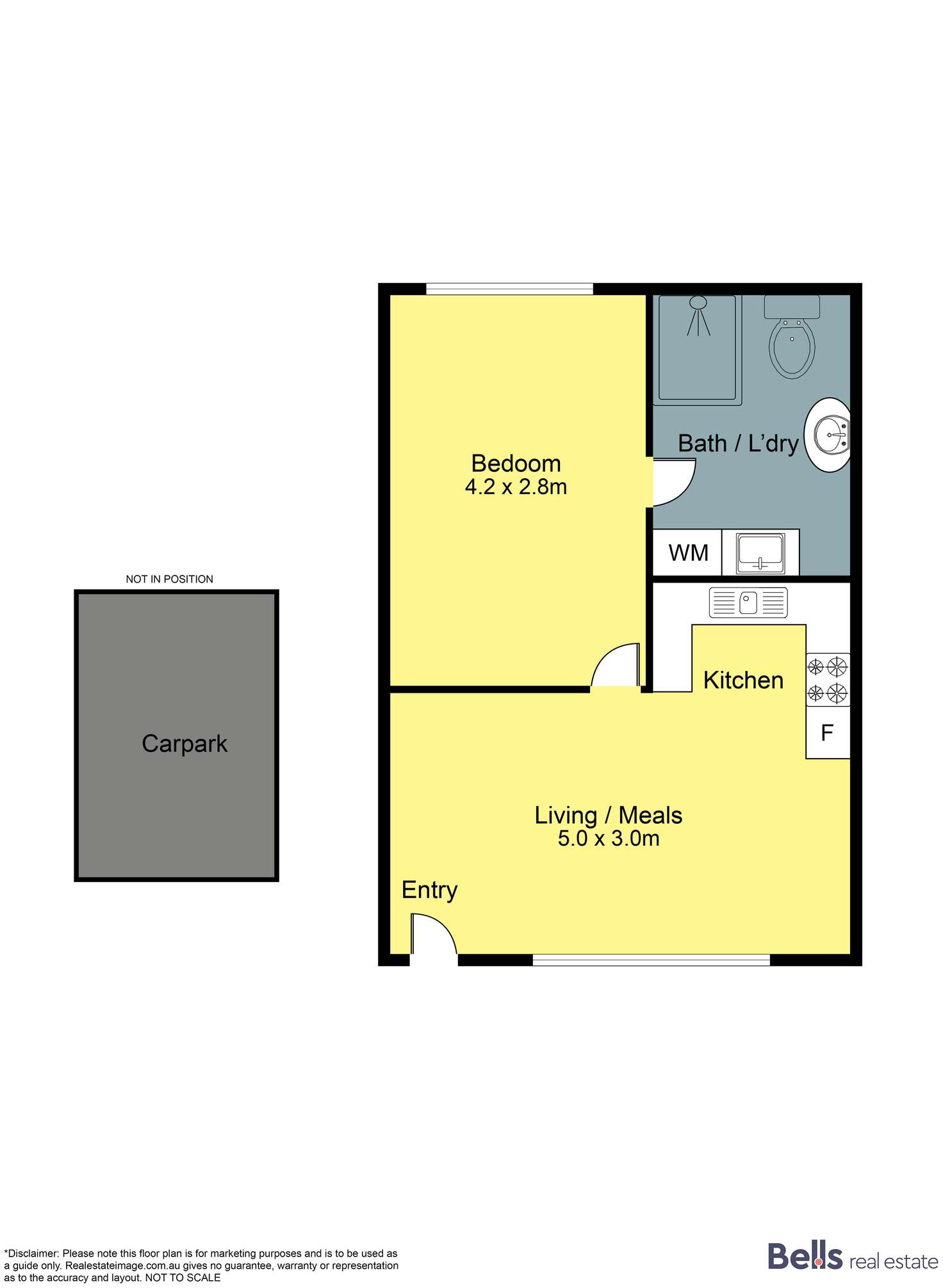 Floorplan of Homely apartment listing, 13/15 Ridley Street, Albion VIC 3020