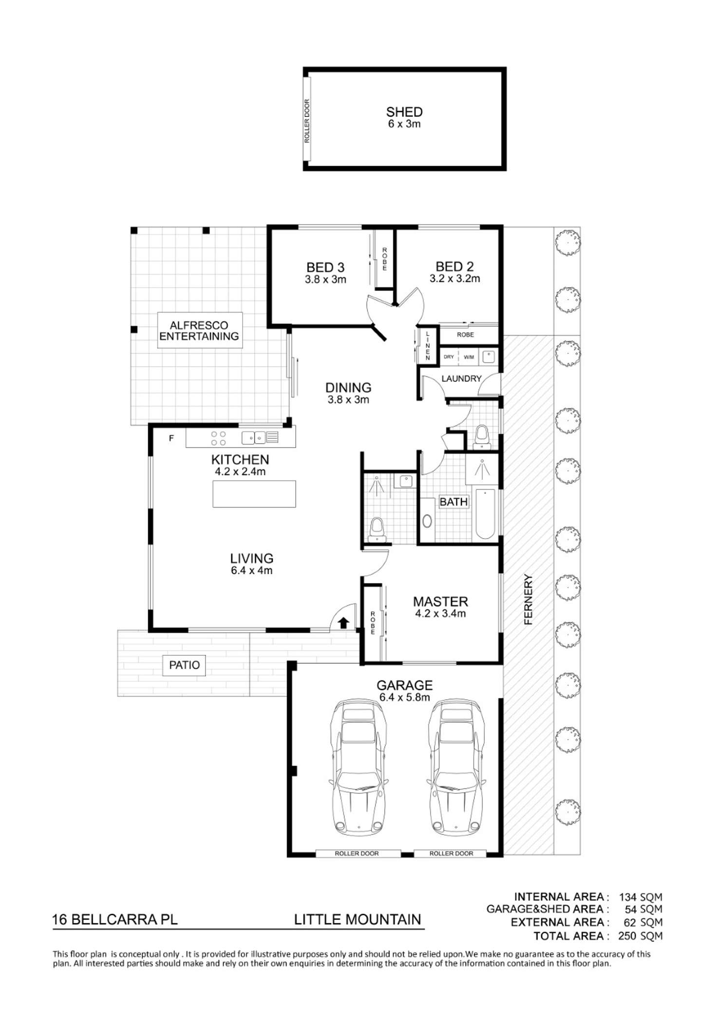 Floorplan of Homely house listing, 16 Bellcarra Place, Little Mountain QLD 4551