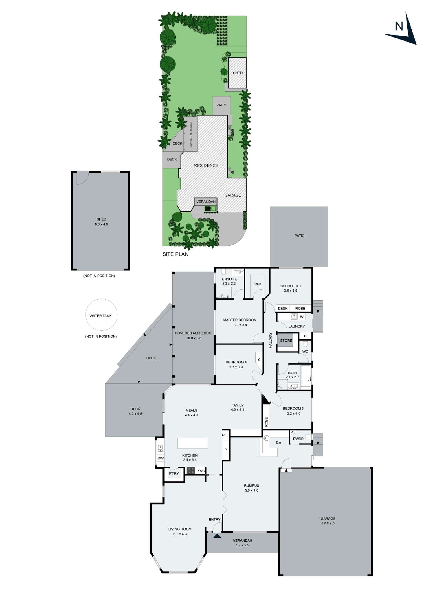 Floorplan of Homely house listing, 4 Halcyon Rise, Mornington VIC 3931