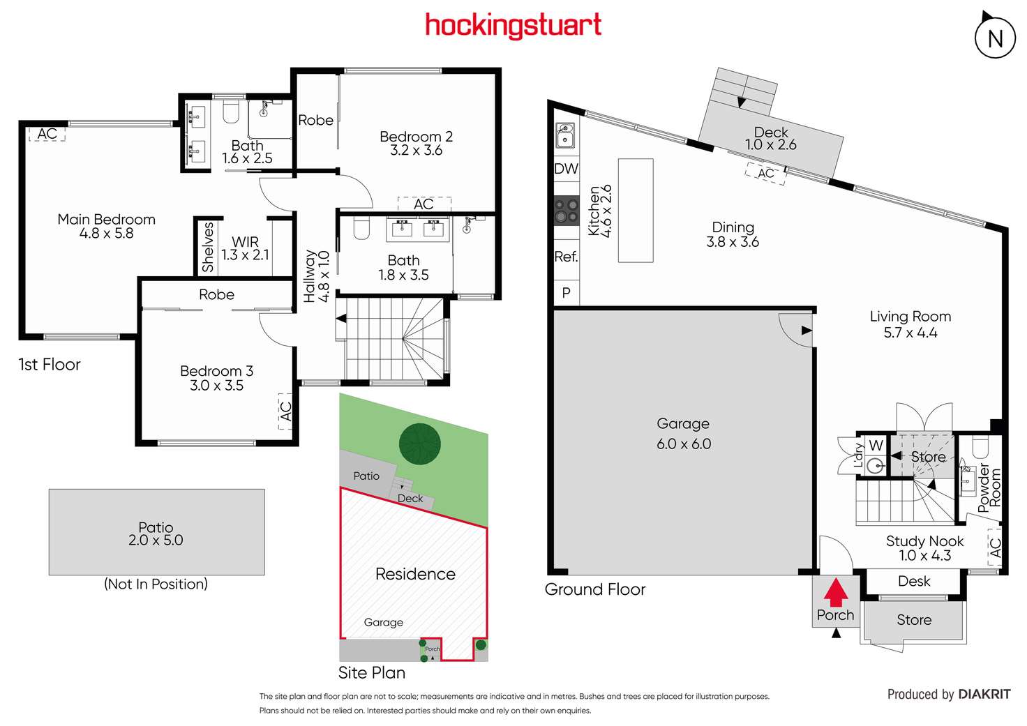 Floorplan of Homely townhouse listing, 1/12B Austin Road, Hampton VIC 3188