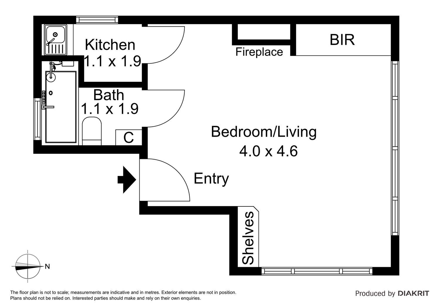 Floorplan of Homely apartment listing, 1/1 Lawson Grove, South Yarra VIC 3141