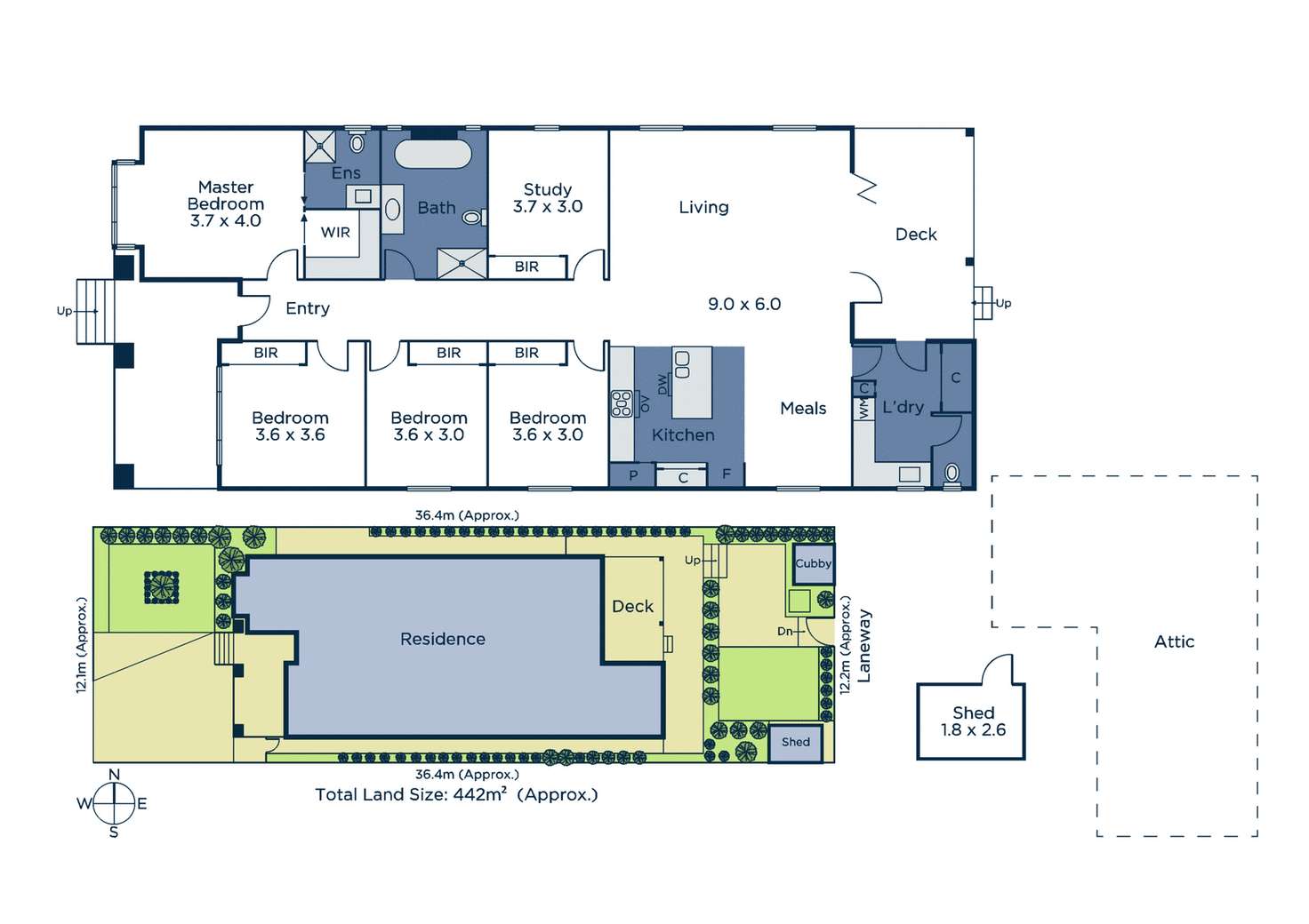 Floorplan of Homely house listing, 13 Fellows Street, Mitcham VIC 3132