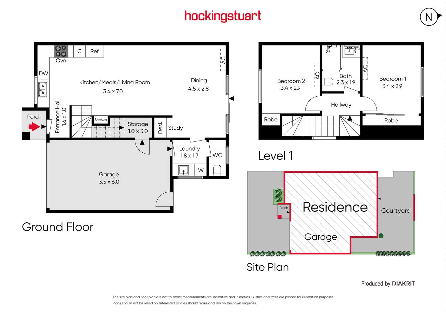 Floorplan of Homely unit listing, 3/48 Mitchell Street, Maribyrnong VIC 3032