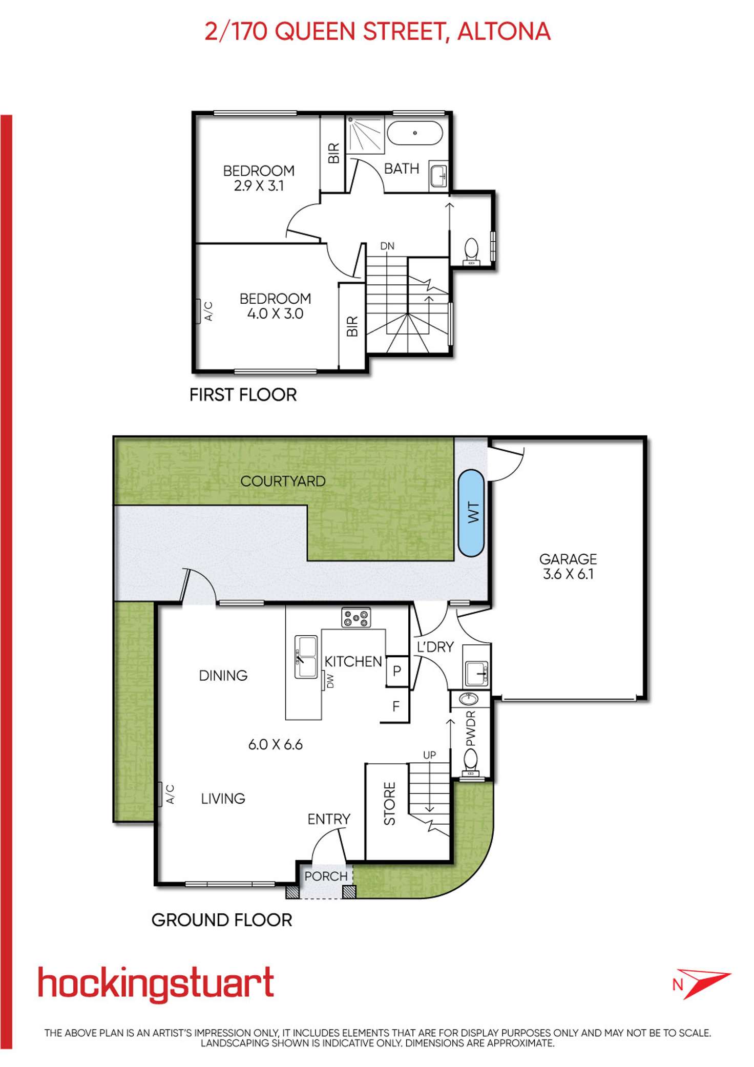 Floorplan of Homely house listing, 2/170 Queen Street, Altona VIC 3018