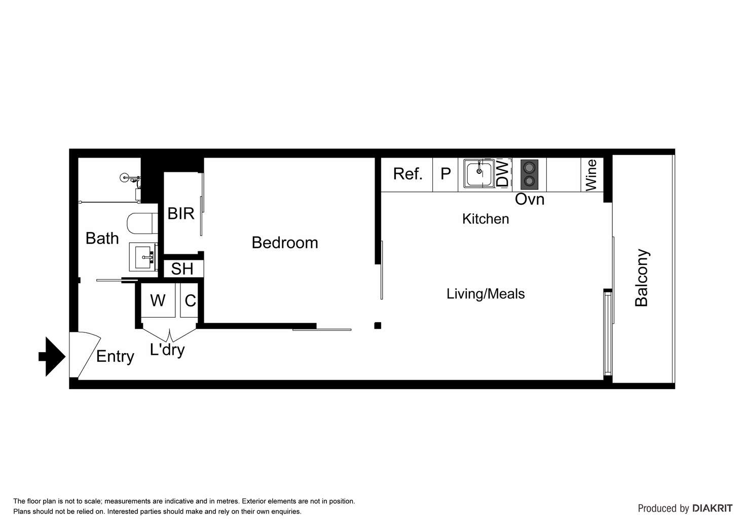 Floorplan of Homely apartment listing, 103/3 Clara Street, South Yarra VIC 3141