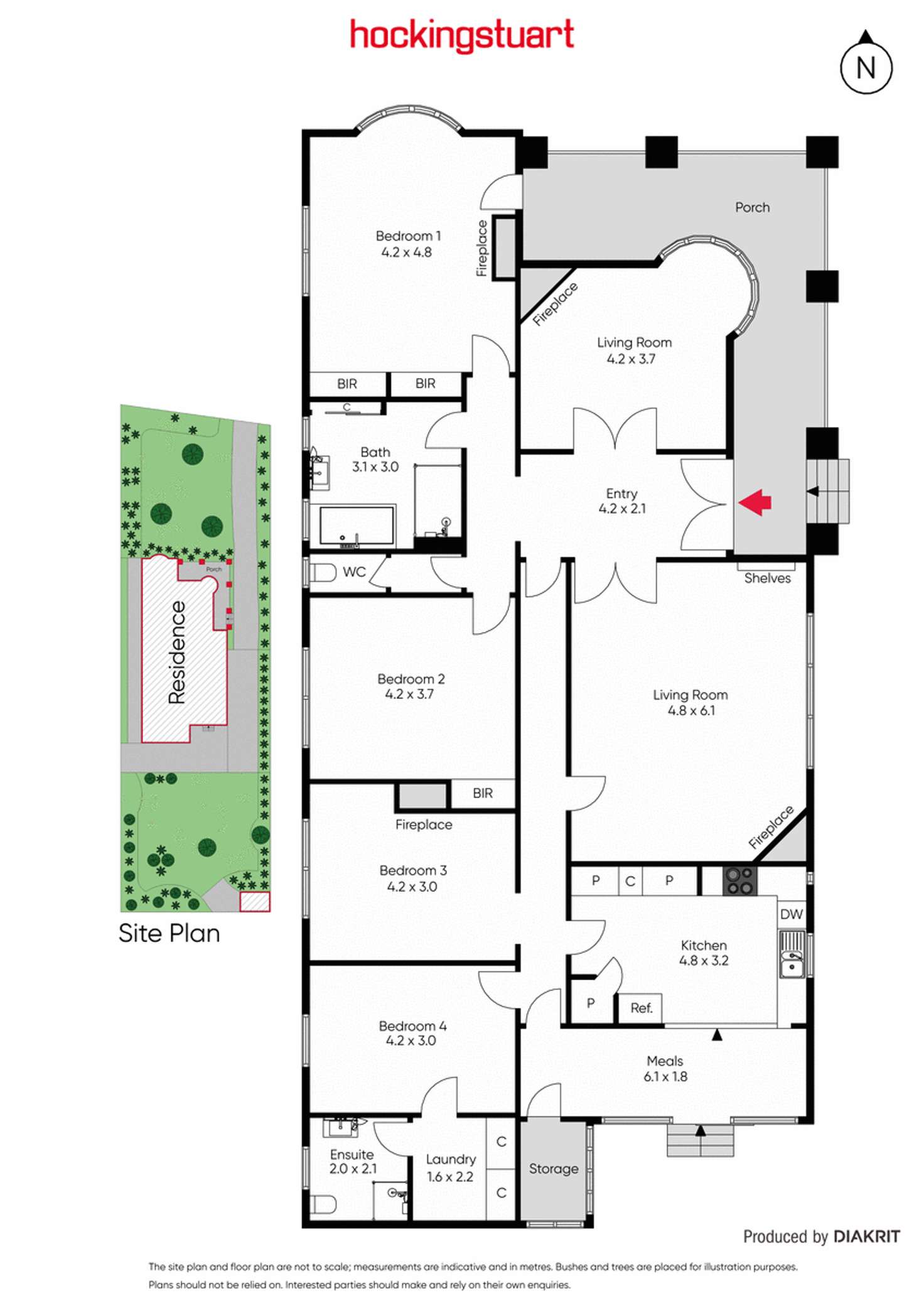 Floorplan of Homely house listing, 482 Dandenong Road, Caulfield North VIC 3161