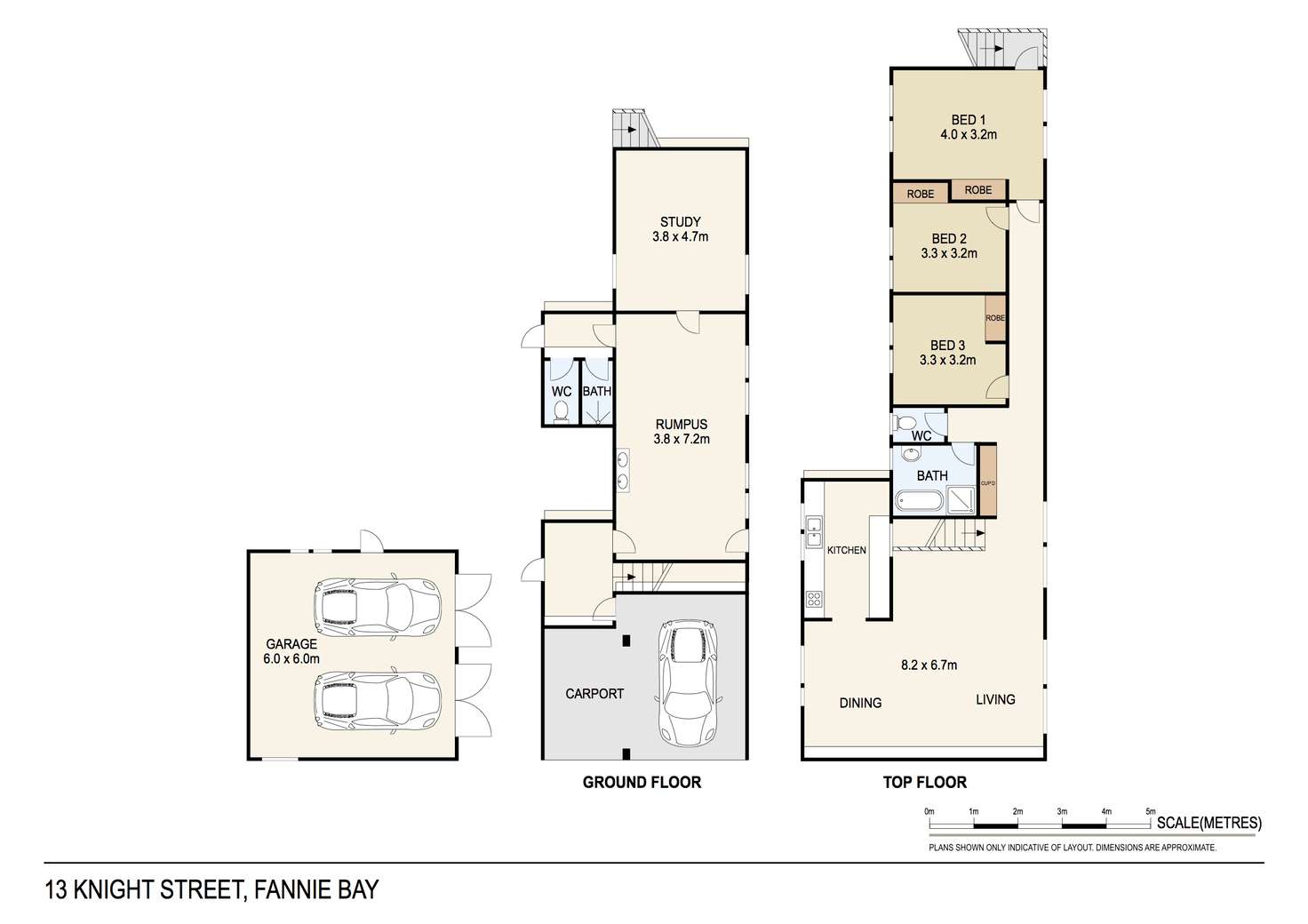 Floorplan of Homely house listing, 13 Knight Street, Fannie Bay NT 820