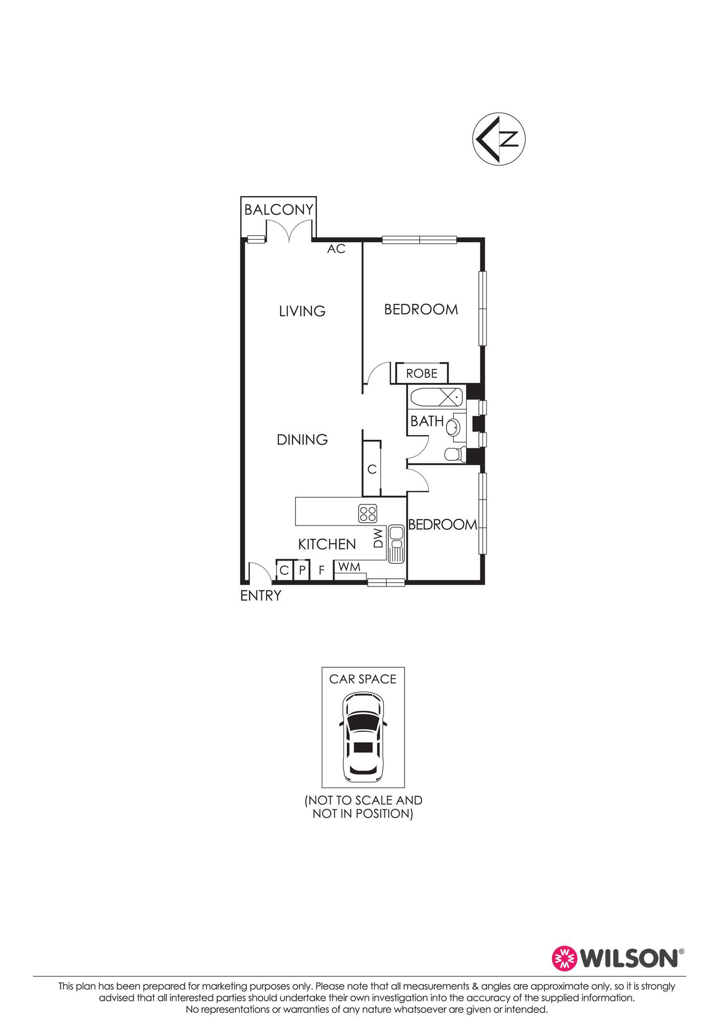 Floorplan of Homely apartment listing, 25/16a Chapel Street, St Kilda VIC 3182
