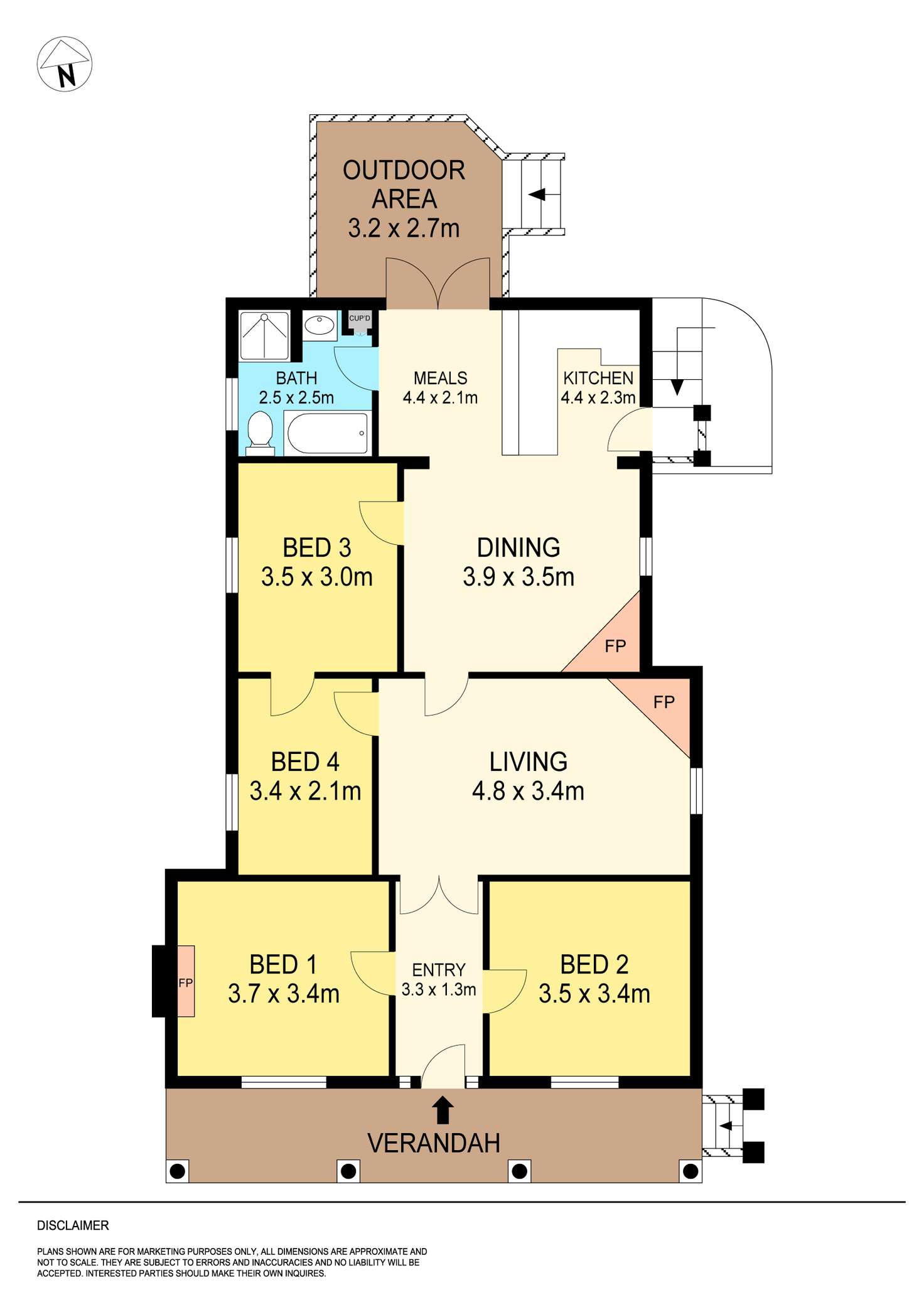 Floorplan of Homely house listing, 207 Scott Parade, Ballarat East VIC 3350