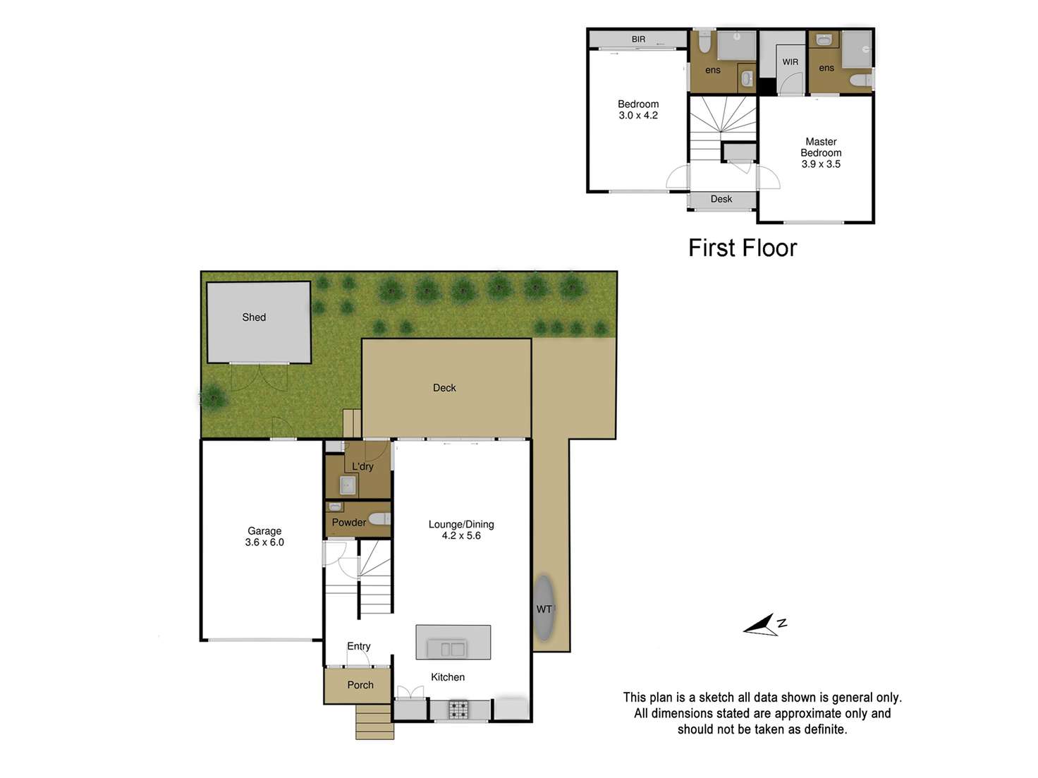 Floorplan of Homely townhouse listing, 2/34 Belmont Road West, Croydon South VIC 3136