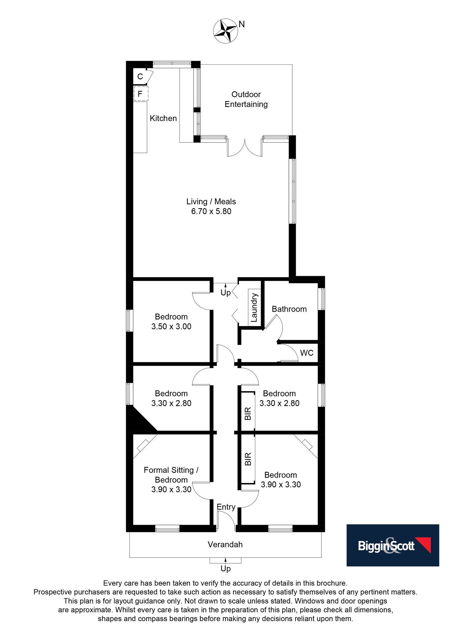 Floorplan of Homely house listing, 424 Errard  Street South, Ballarat Central VIC 3350